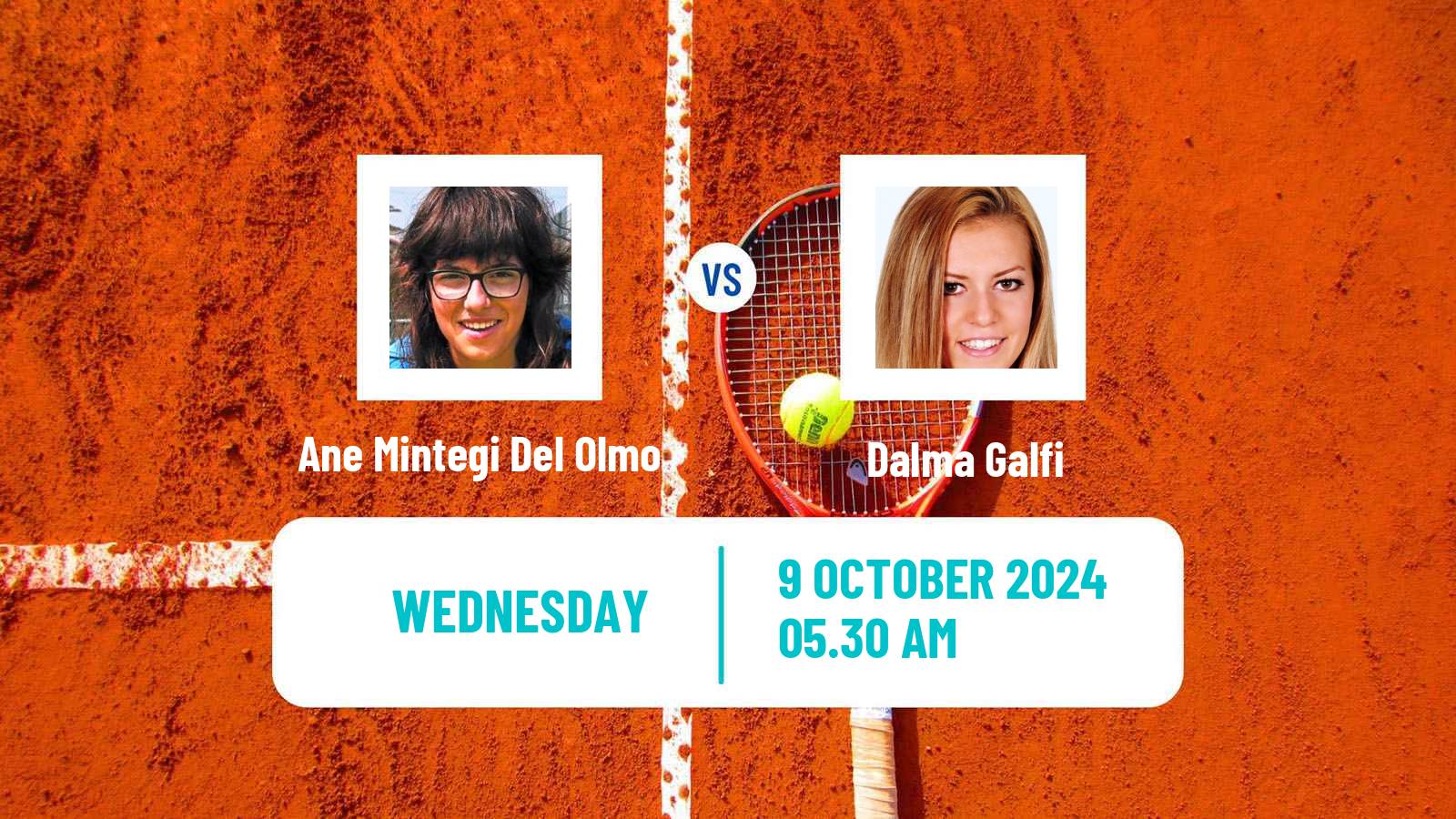 Tennis ITF W100 Cornella De Llobregat Women Ane Mintegi Del Olmo - Dalma Galfi