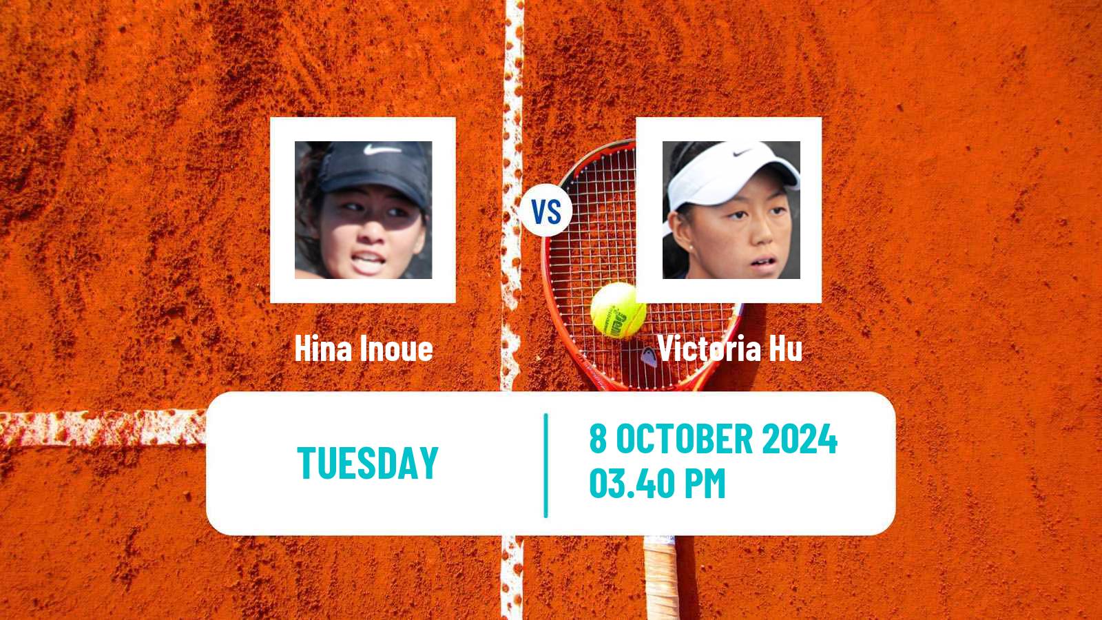 Tennis ITF W75 Edmond Women Hina Inoue - Victoria Hu