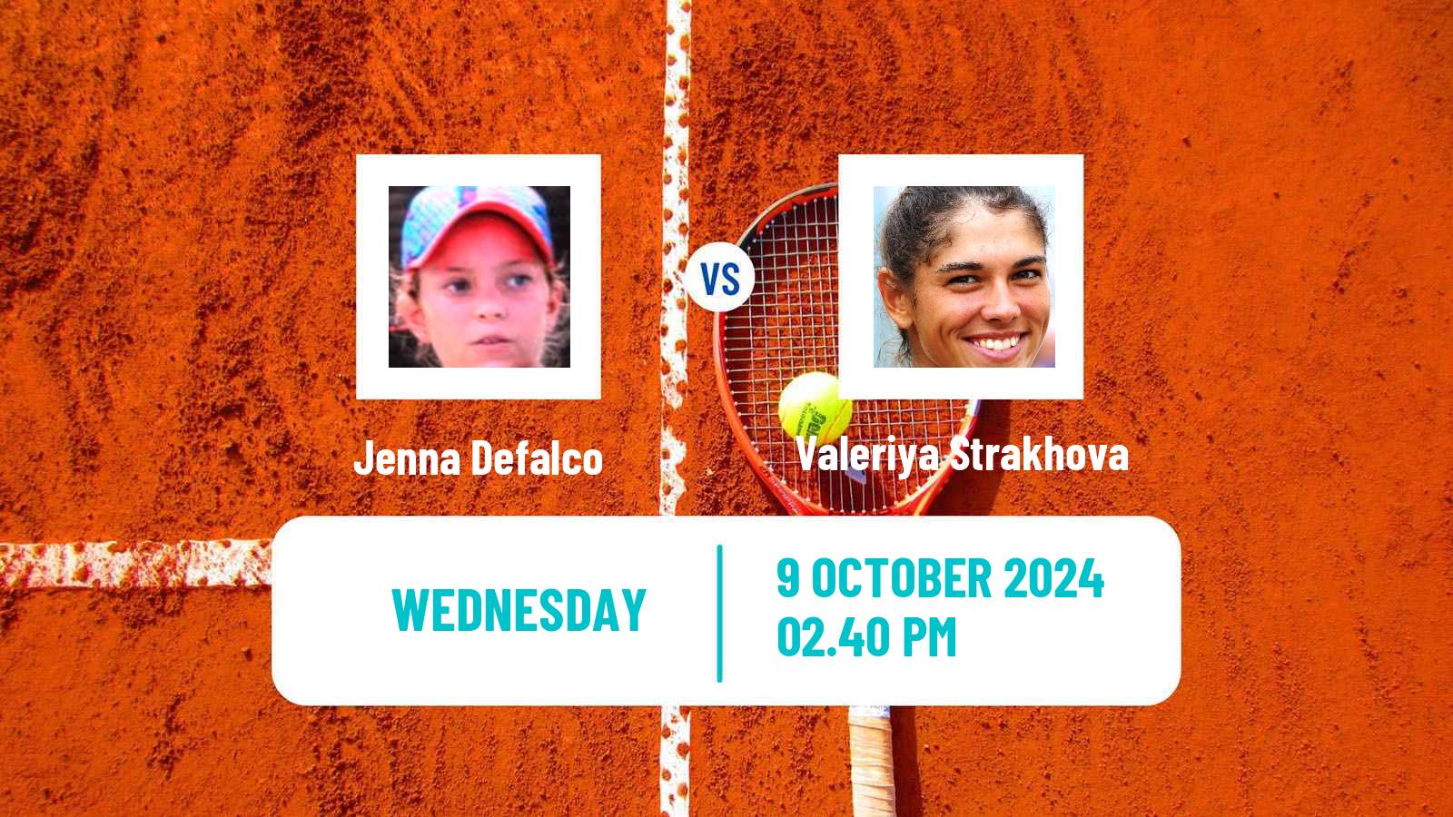 Tennis ITF W75 Edmond Women Jenna Defalco - Valeriya Strakhova