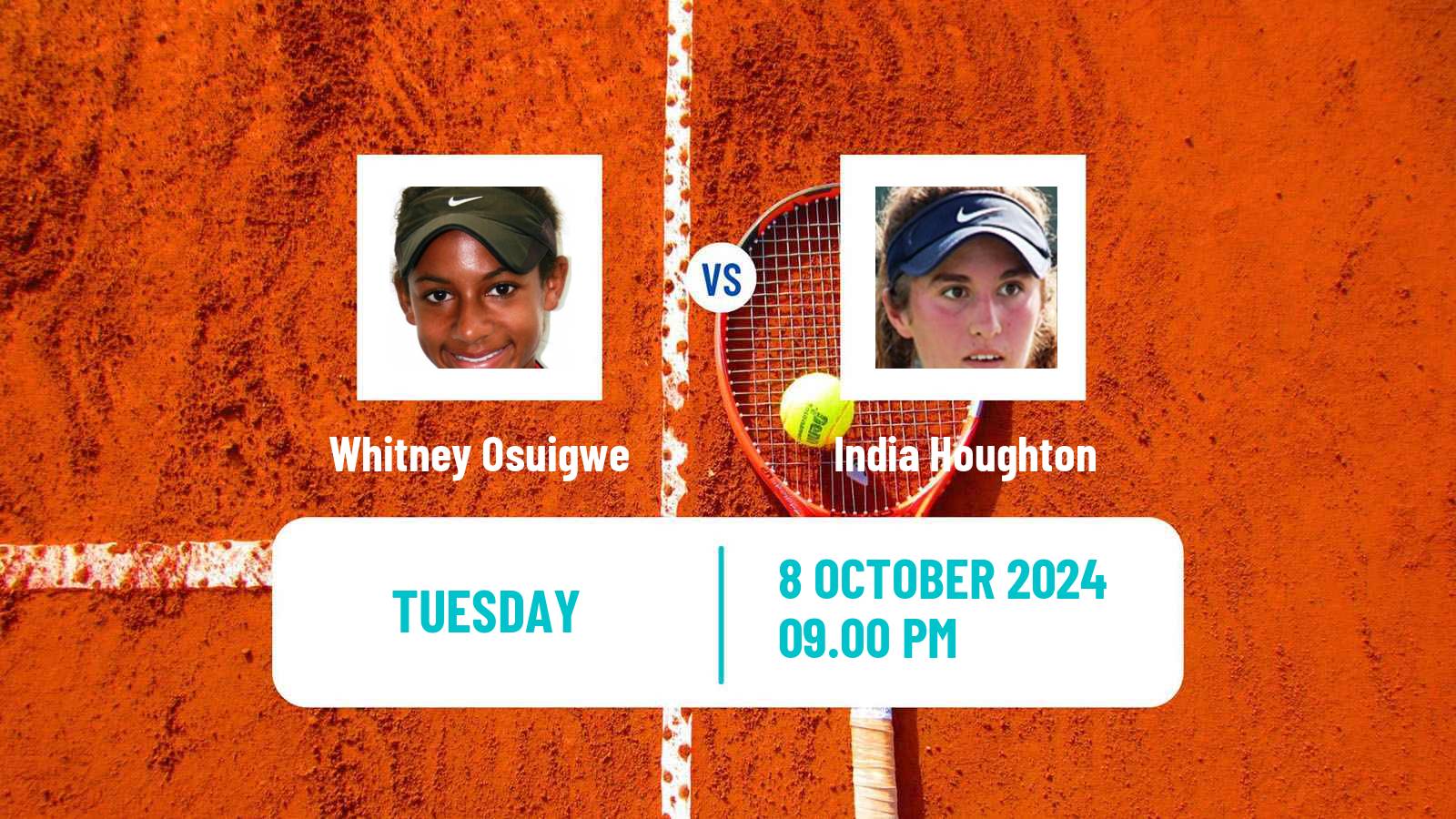Tennis ITF W35 Bakersfield Ca Women Whitney Osuigwe - India Houghton