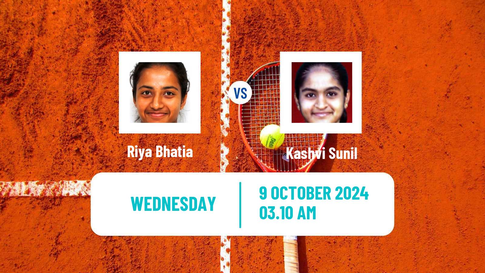 Tennis ITF W15 Mysuru Women Riya Bhatia - Kashvi Sunil