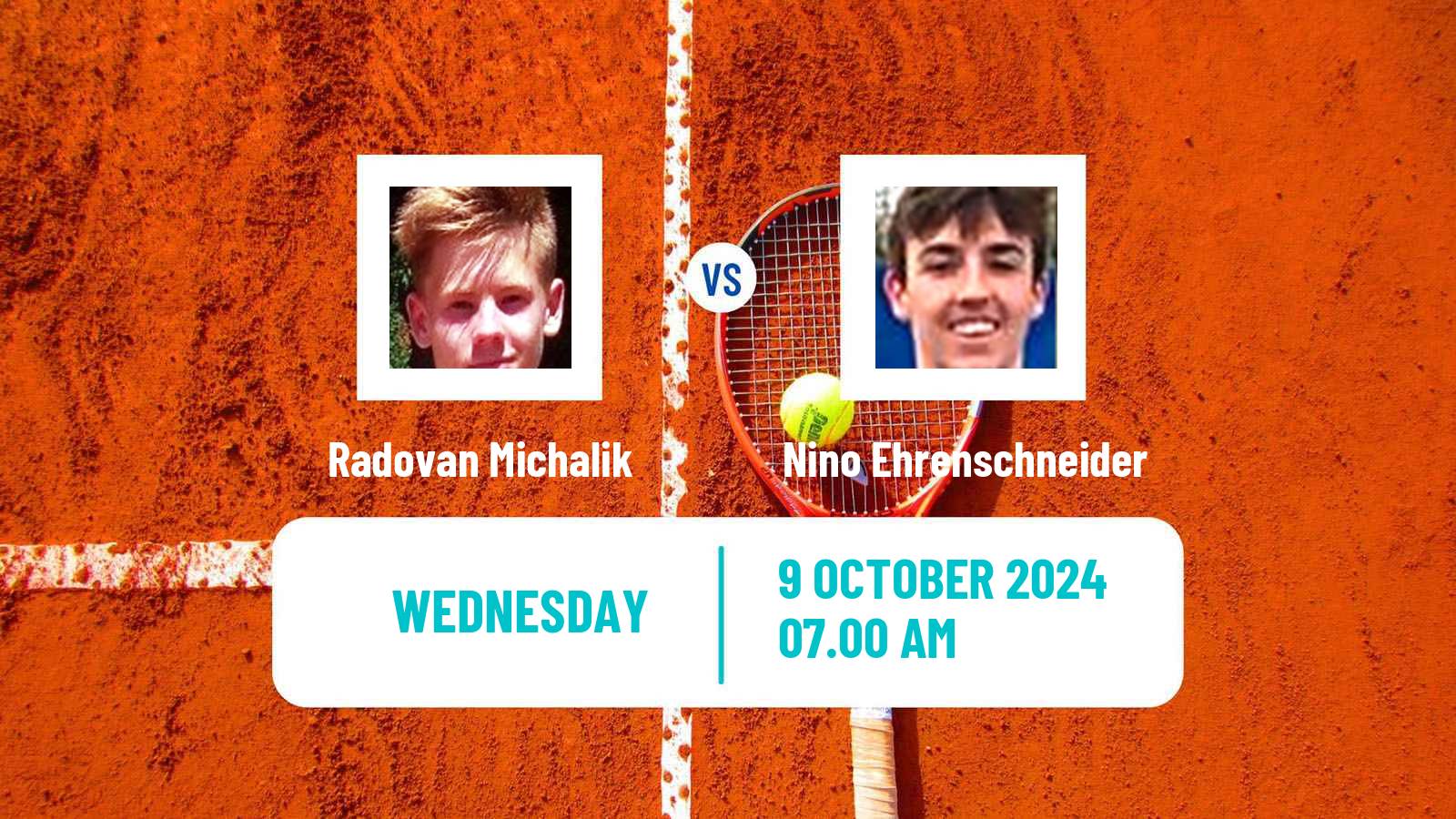 Tennis ITF M15 Sharm Elsheikh 13 Men Radovan Michalik - Nino Ehrenschneider