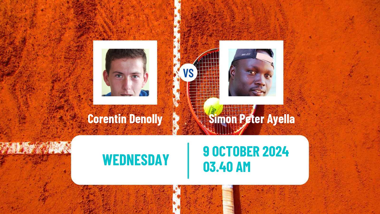 Tennis ITF M25 Kampala Men Corentin Denolly - Simon Peter Ayella