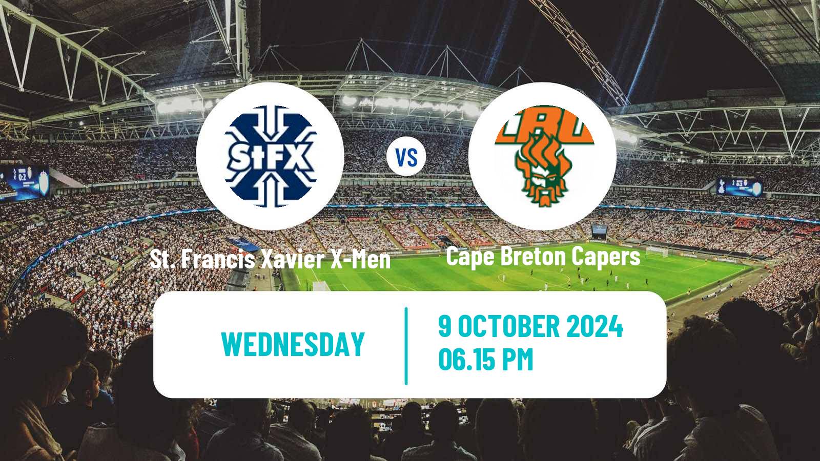 Football Canadian U Sports Soccer St. Francis Xavier X-Men - Cape Breton Capers