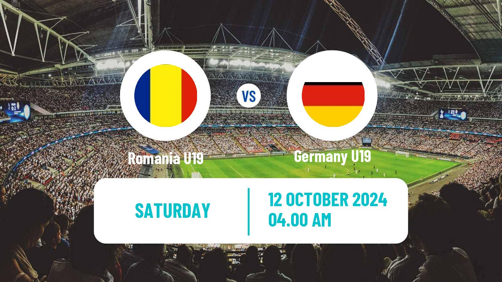 Soccer Friendly Romania U19 - Germany U19