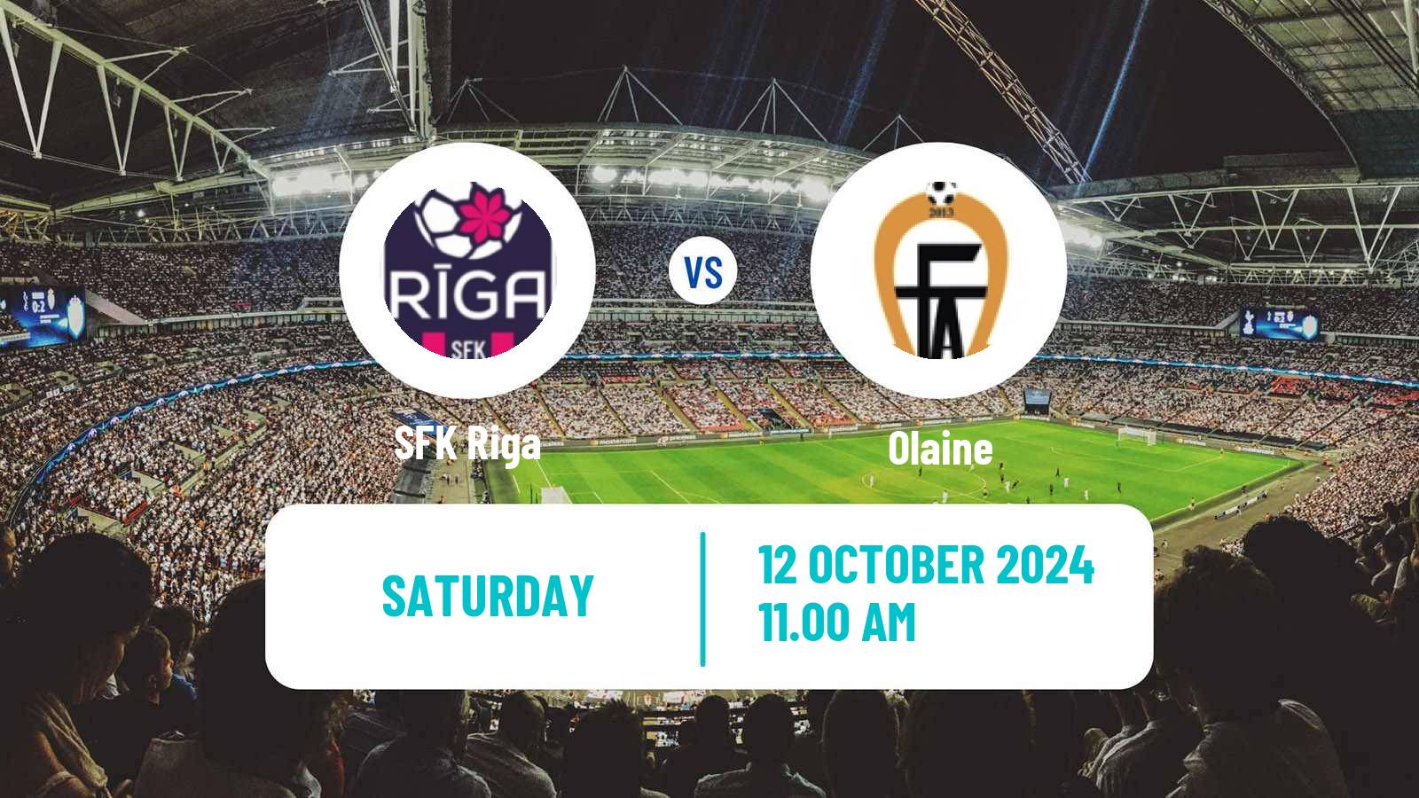 Soccer Latvian 1 Liga Women RFS - Olaine
