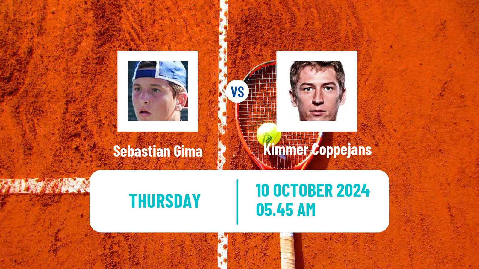 Tennis ITF M15 Monastir 41 Men Sebastian Gima - Kimmer Coppejans