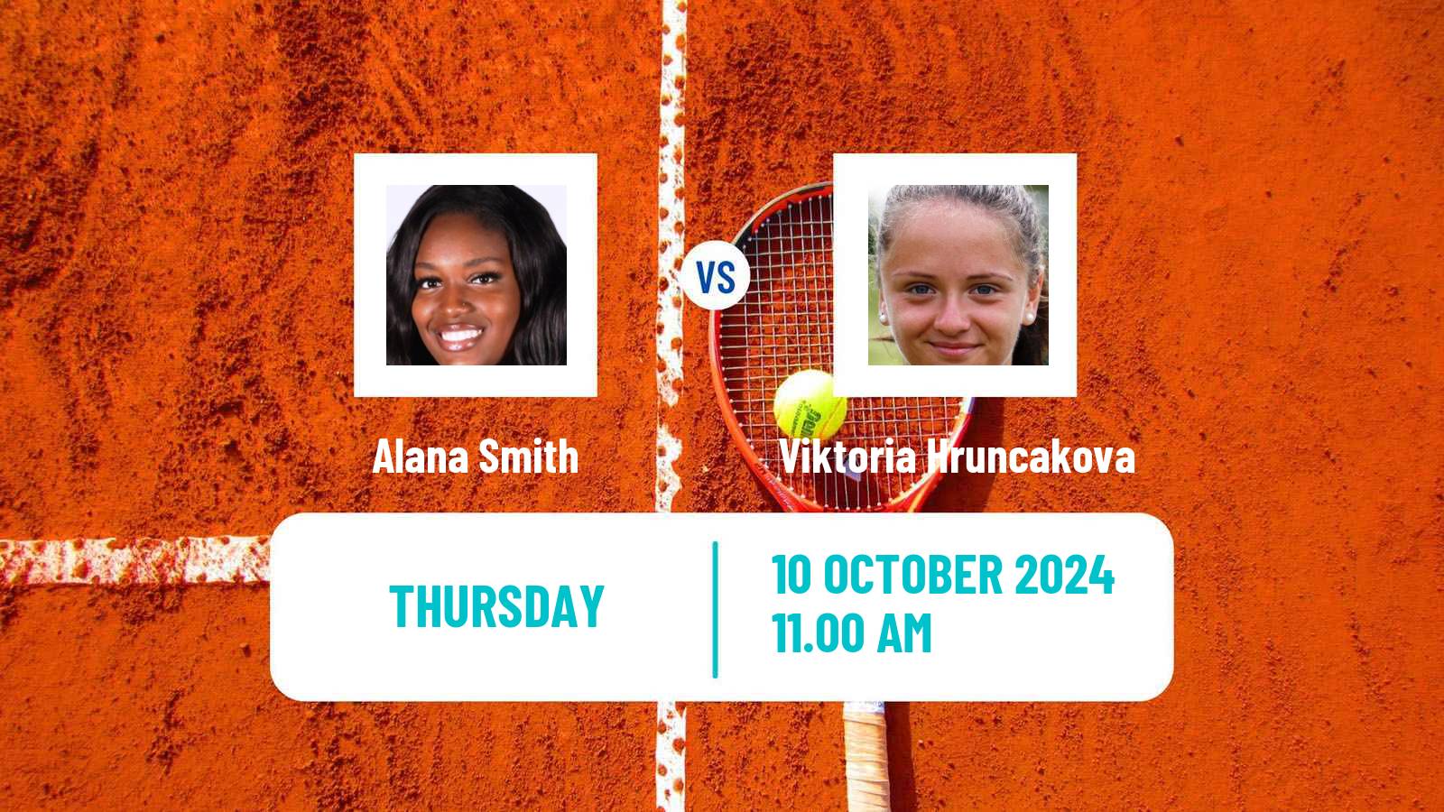Tennis ITF W75 Edmond Women Alana Smith - Viktoria Hruncakova
