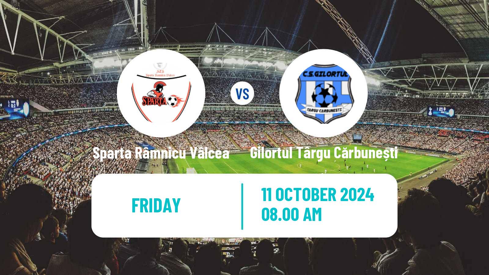 Football Romanian Liga 3 - Seria 8 Sparta Râmnicu Vâlcea - Gilortul Târgu Cărbunești