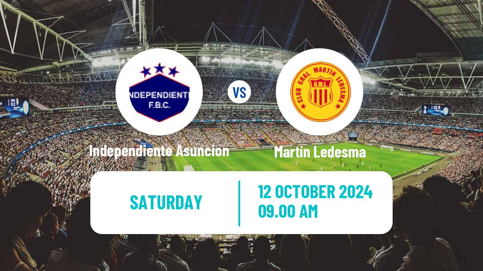 Soccer Paraguayan Division Intermedia Independiente Asuncion - Martín Ledesma