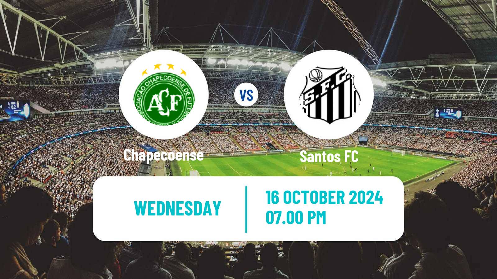 Soccer Brazilian Serie B Chapecoense - Santos