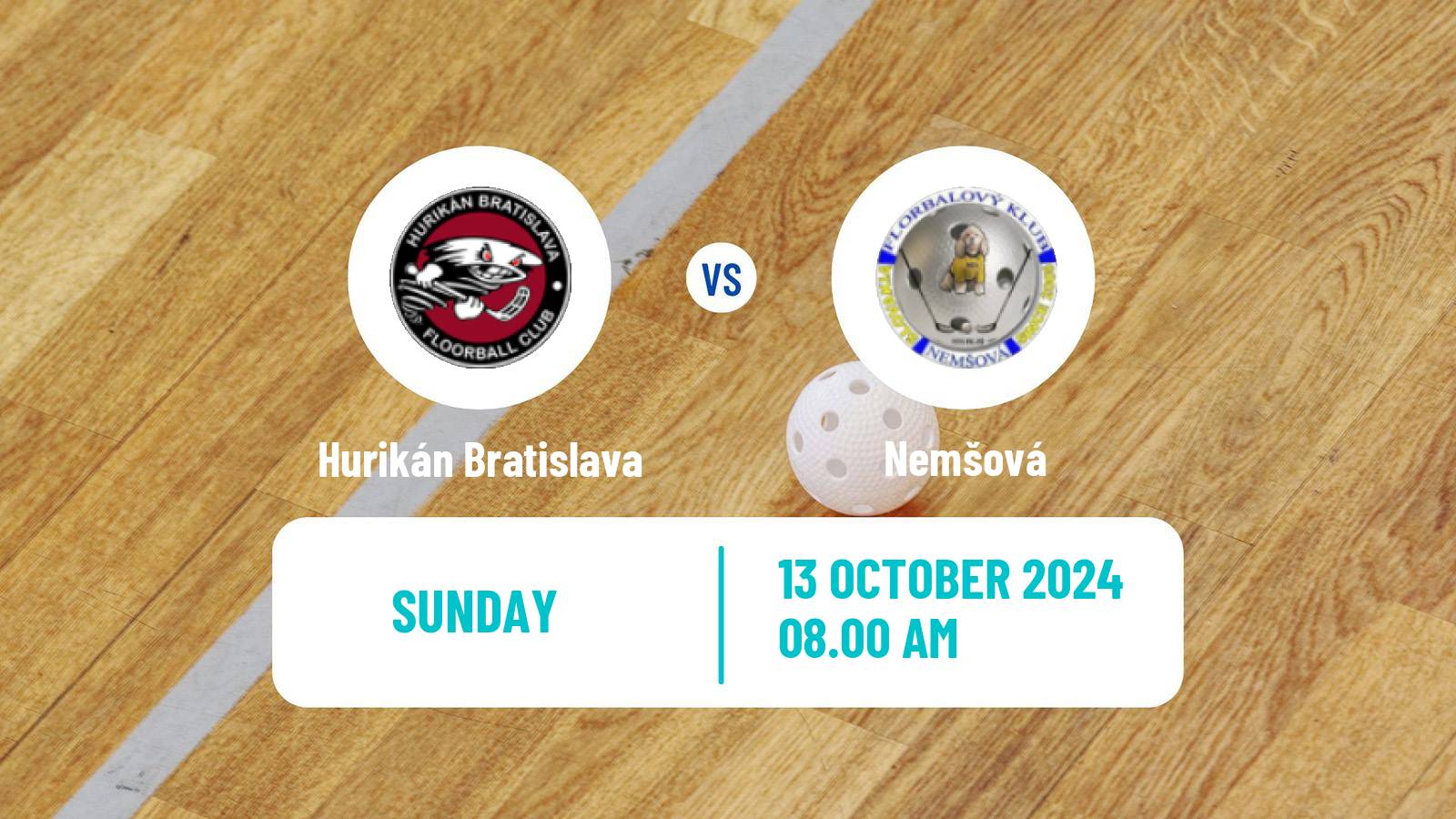 Floorball Slovak Extraliga Floorball Women Hurikán Bratislava - Nemšová