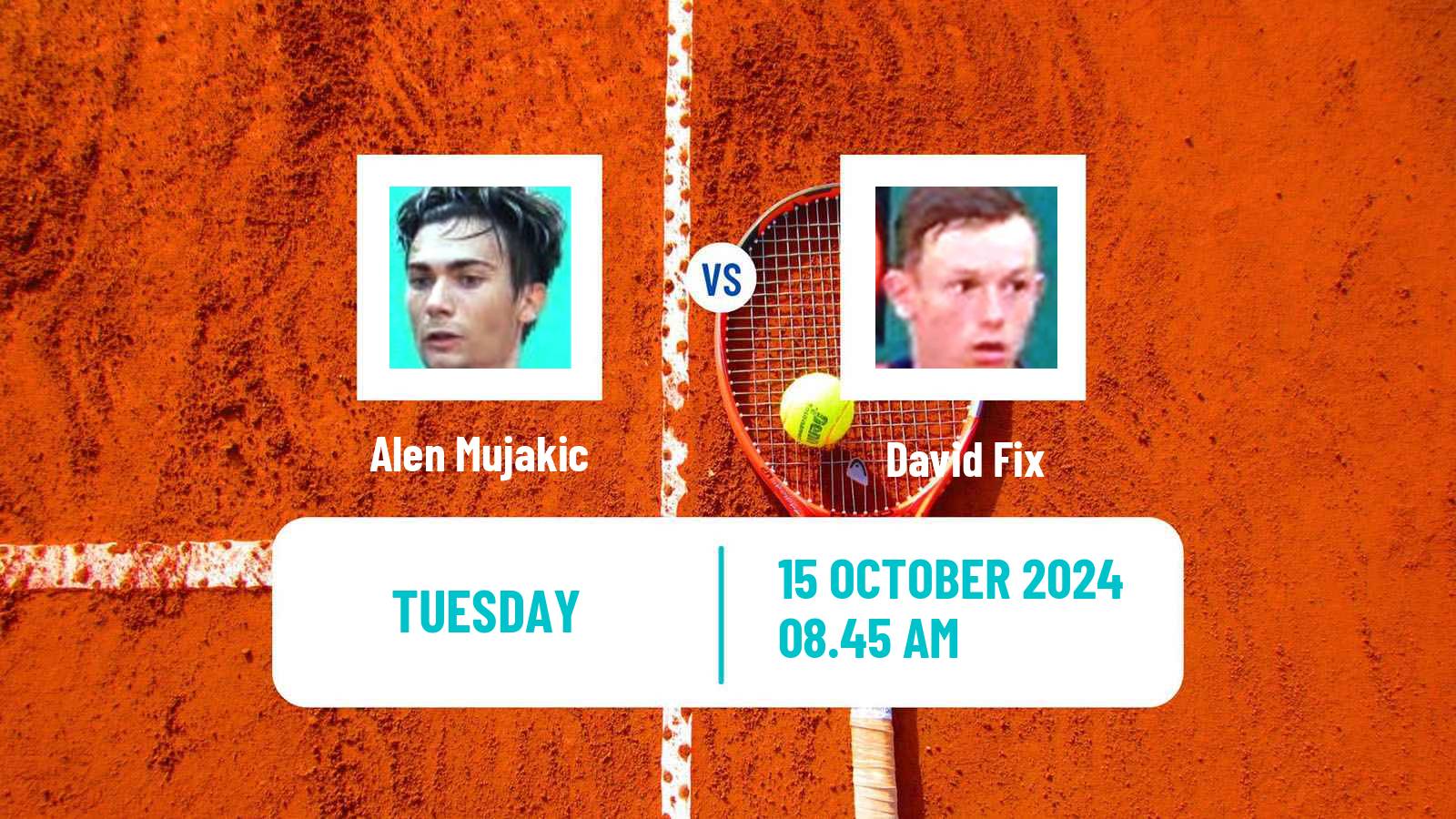 Tennis ITF M15 Offenbach Men 2024 Alen Mujakic - David Fix