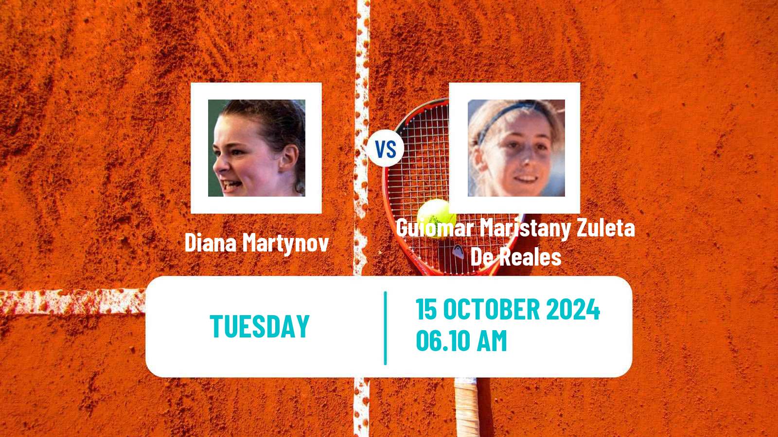 Tennis ITF W50 Cherbourg En Cotentin Women 2024 Diana Martynov - Guiomar Maristany Zuleta De Reales