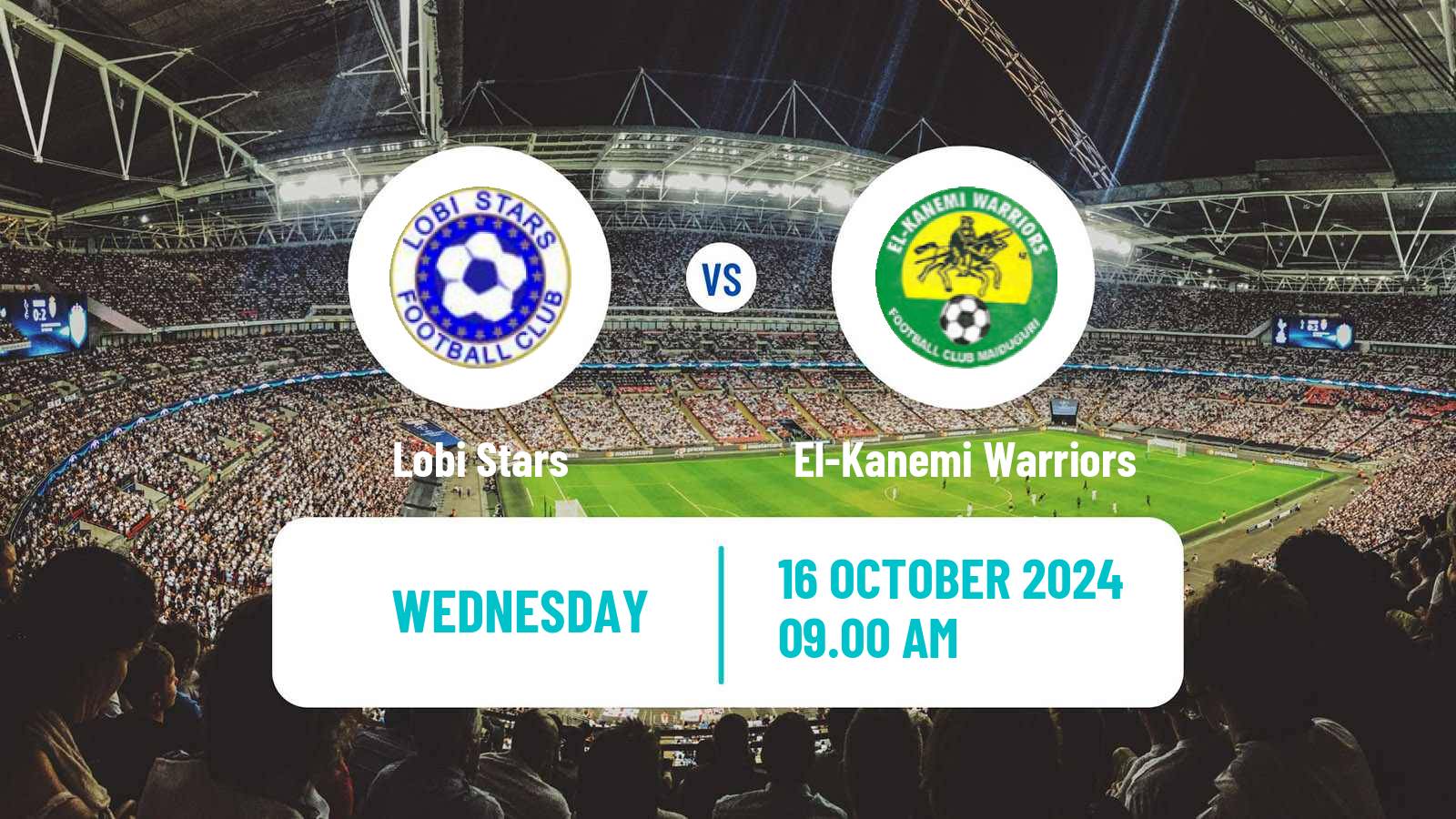 Football Nigerian Premier League Lobi Stars - El-Kanemi Warriors