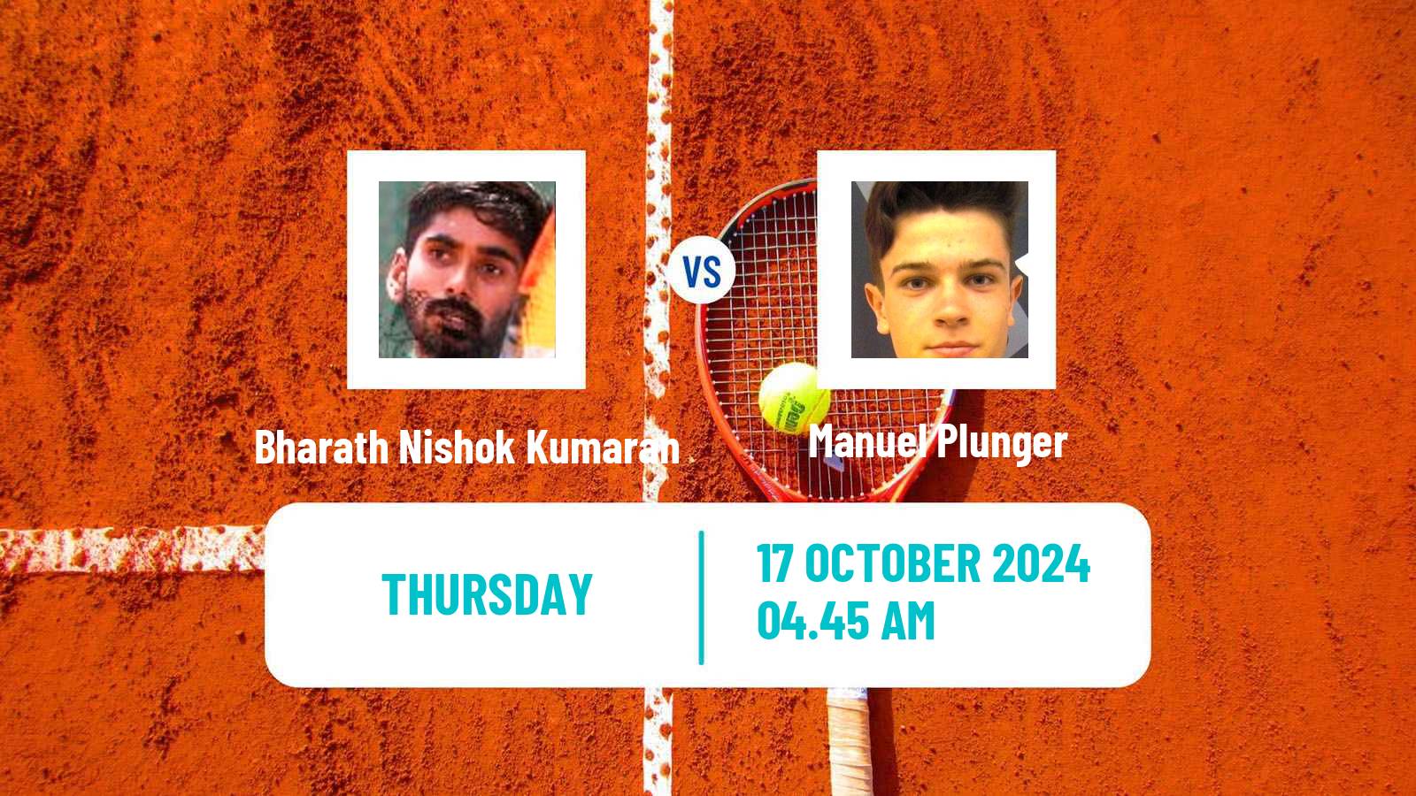 Tennis ITF M15 Kampala Men Bharath Nishok Kumaran - Manuel Plunger