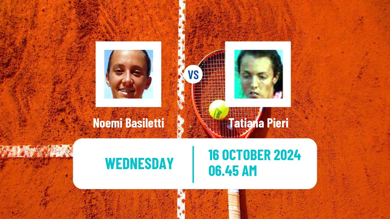 Tennis ITF W35 Santa Margherita Di Pula 11 Women Noemi Basiletti - Tatiana Pieri