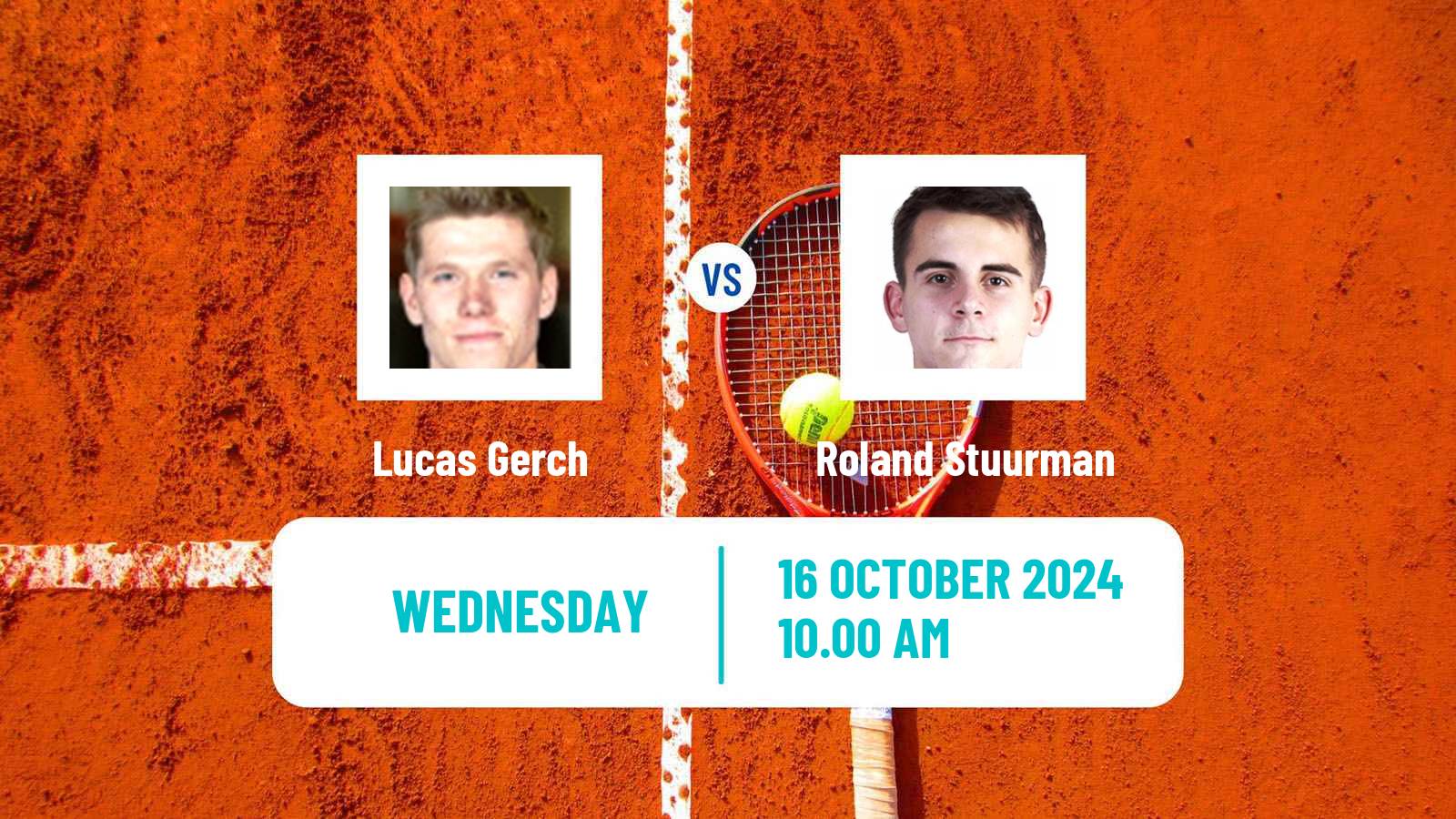 Tennis ITF M15 Offenbach Men Lucas Gerch - Roland Stuurman