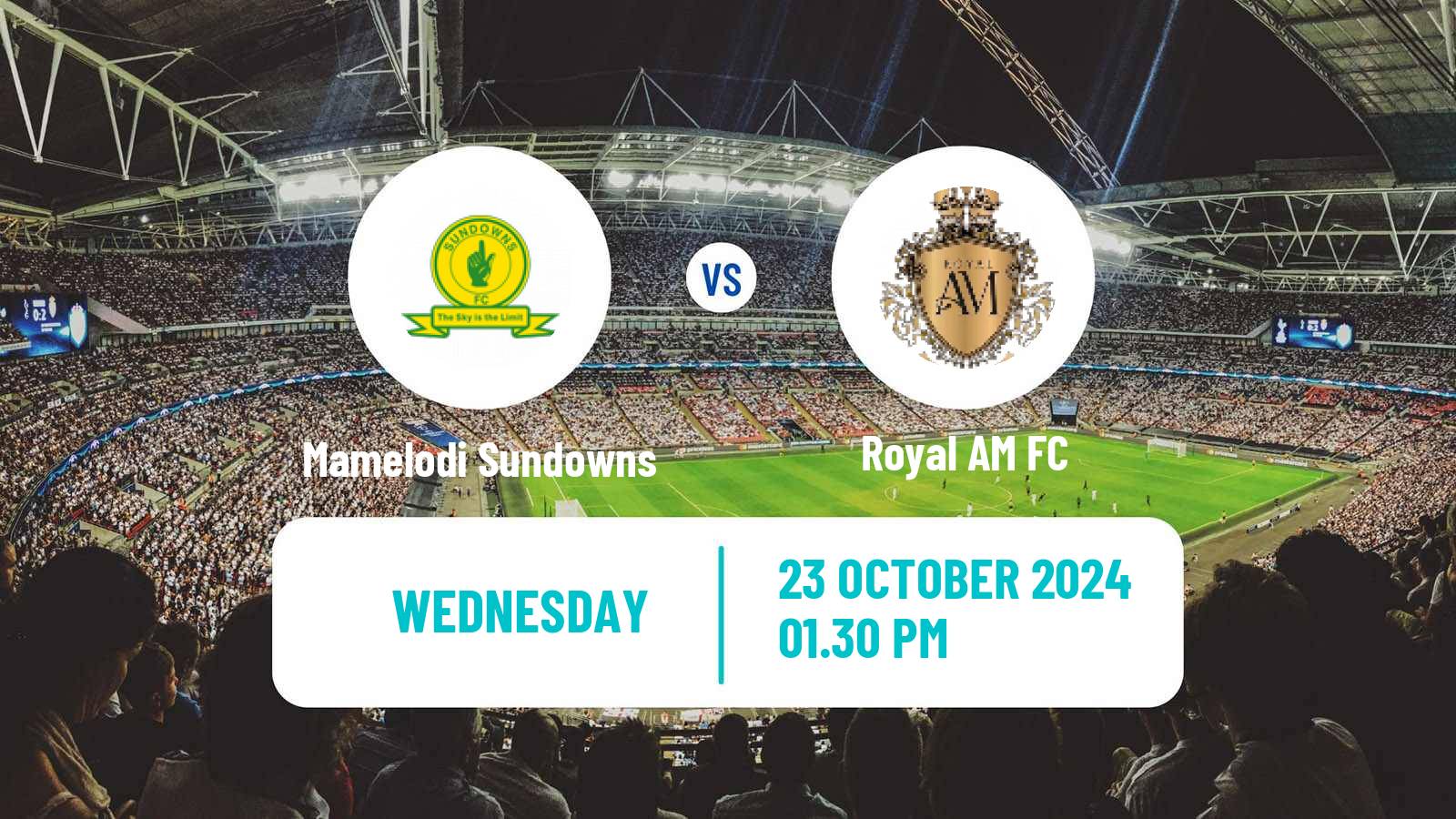 Football South African Premier Soccer League Mamelodi Sundowns - Royal AM