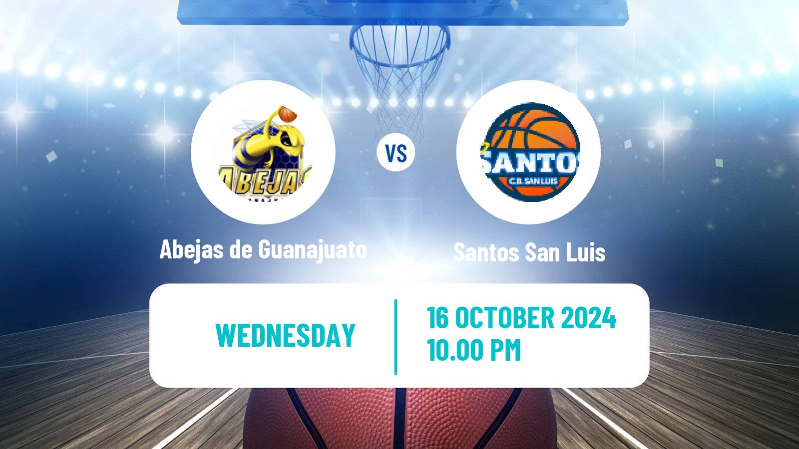 Basketball Mexican LNBP Abejas de Guanajuato - Santos del Potosí