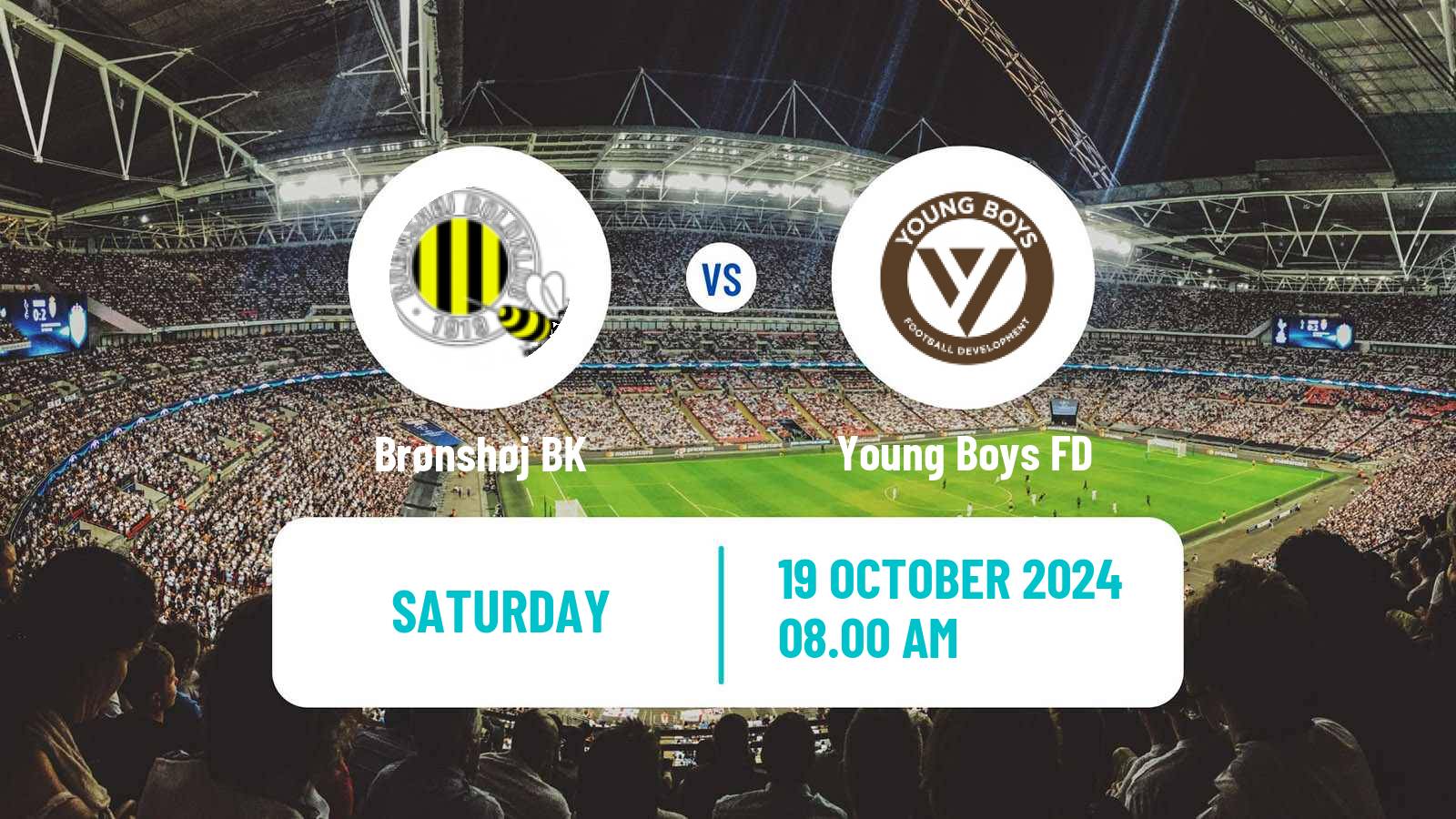 Soccer Danish 3 Division Brønshøj BK - Young Boys FD