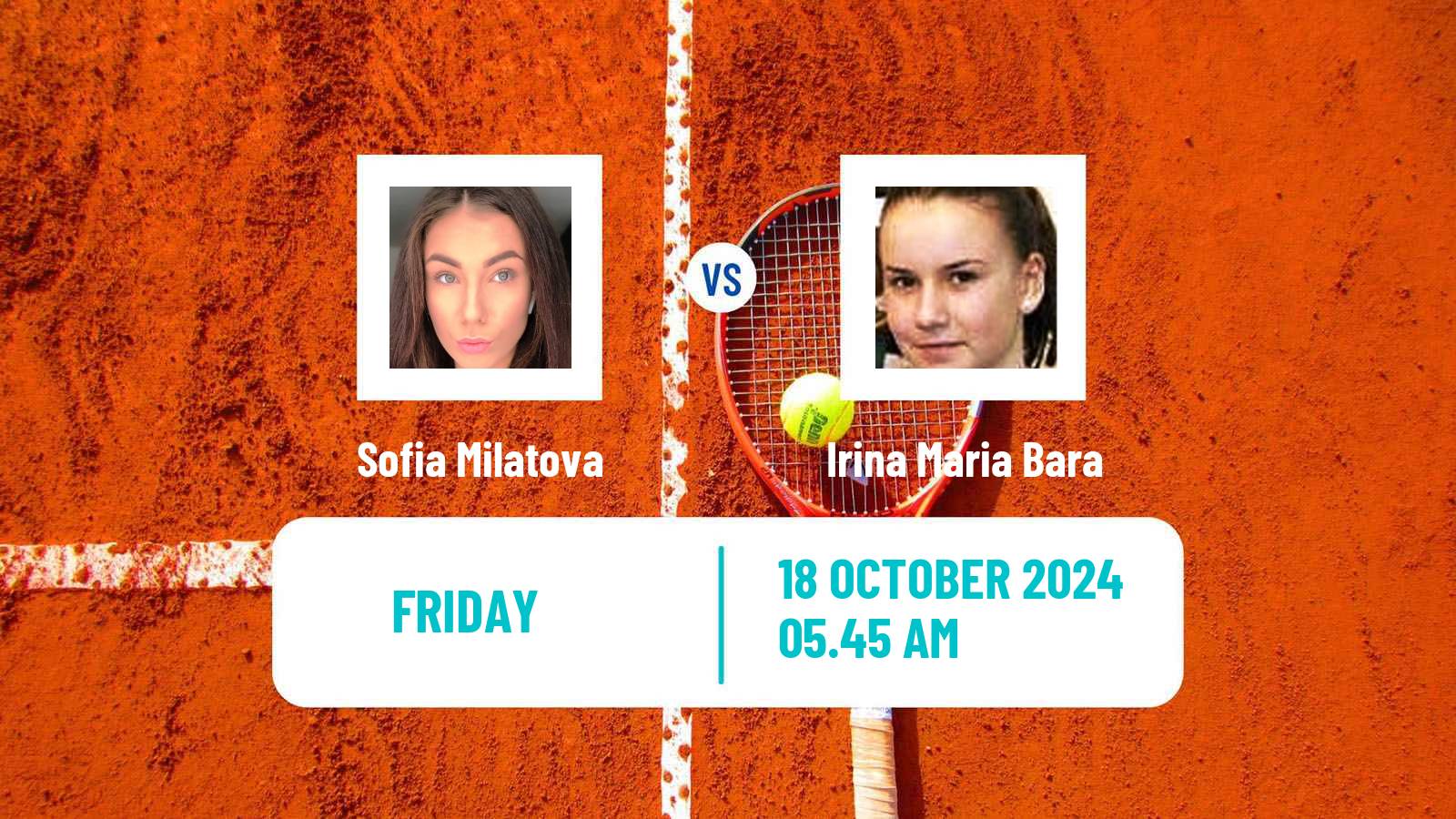 Tennis ITF W35 Heraklion Women Sofia Milatova - Irina Maria Bara