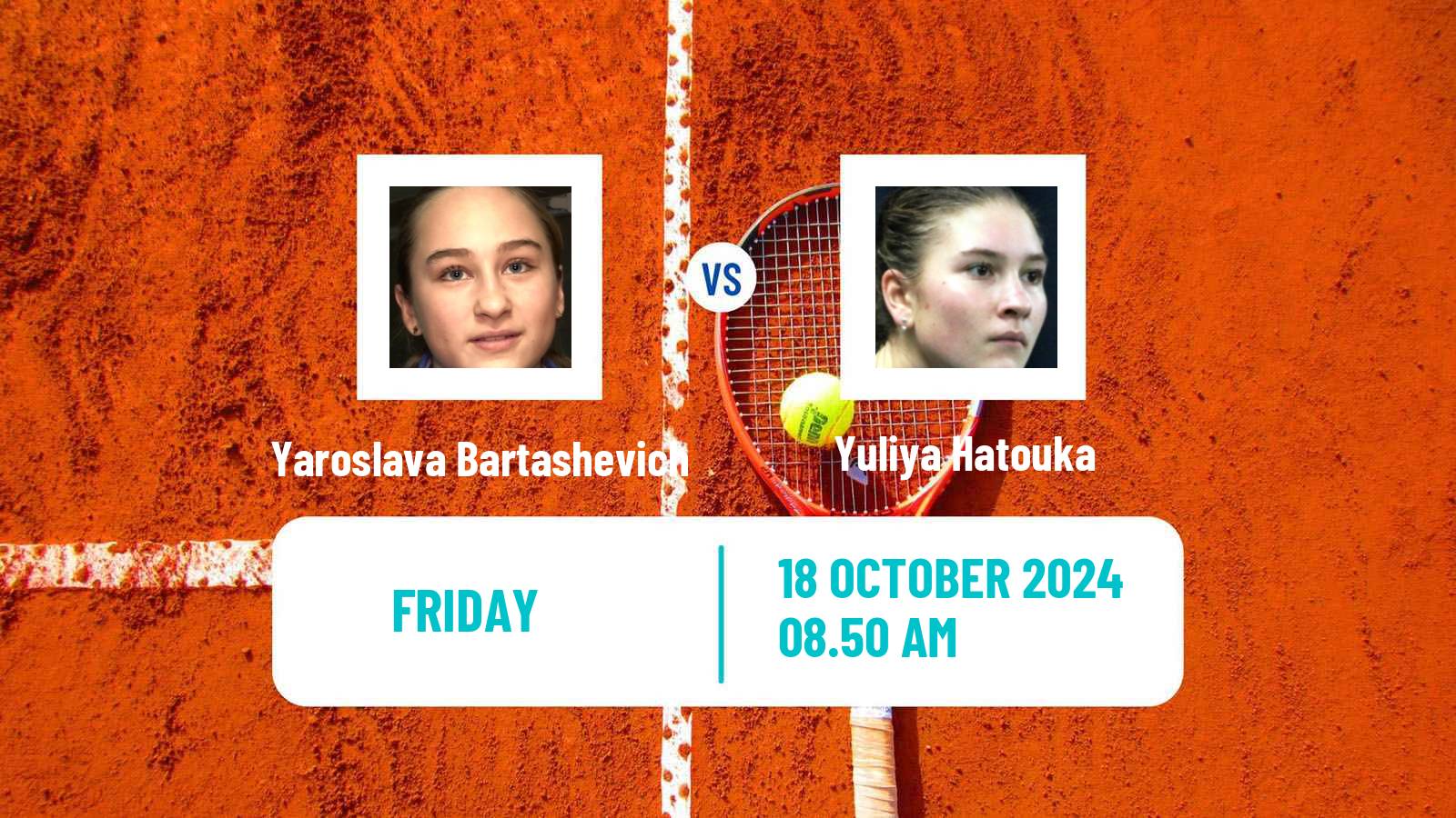 Tennis ITF W50 Cherbourg En Cotentin Women Yaroslava Bartashevich - Yuliya Hatouka
