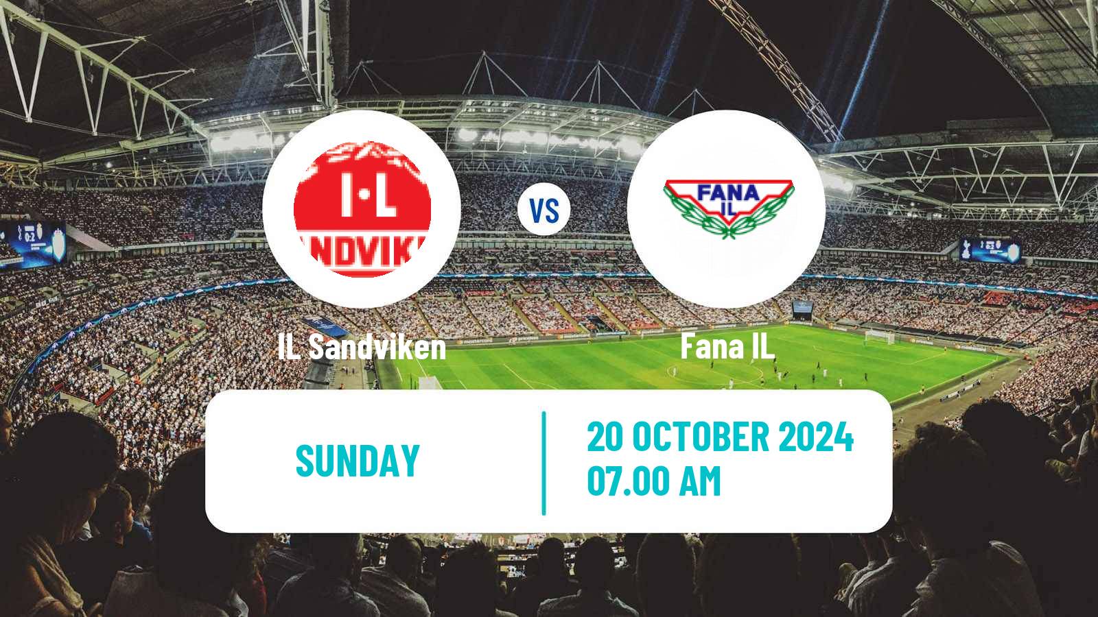 Football Norwegian Division 3 - Group 1 Sandviken - Fana
