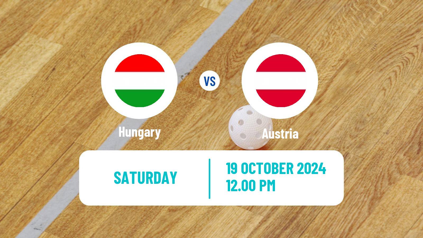 Floorball Friendly International Floorball Hungary - Austria
