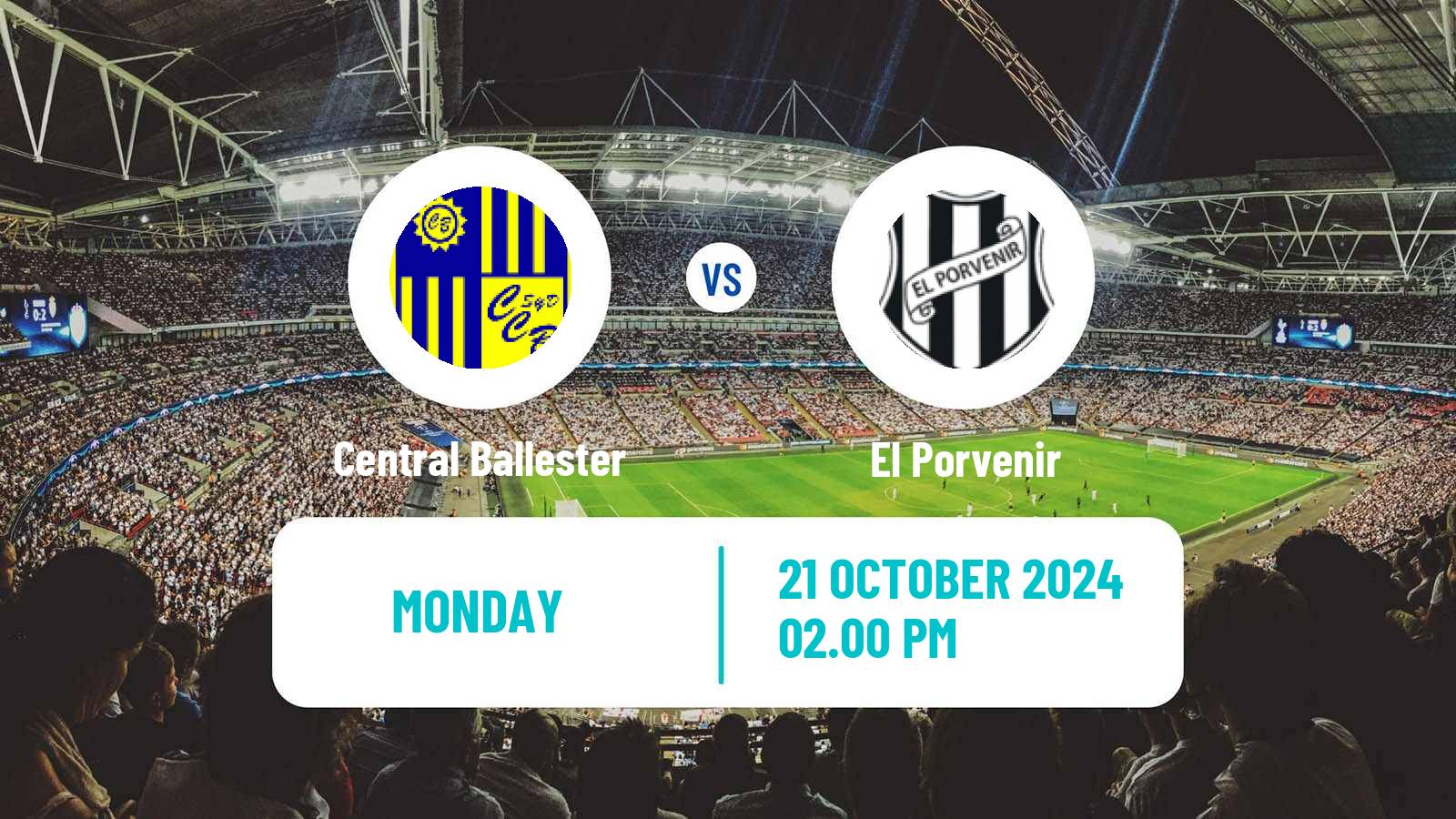Soccer Argentinian Primera C Central Ballester - El Porvenir
