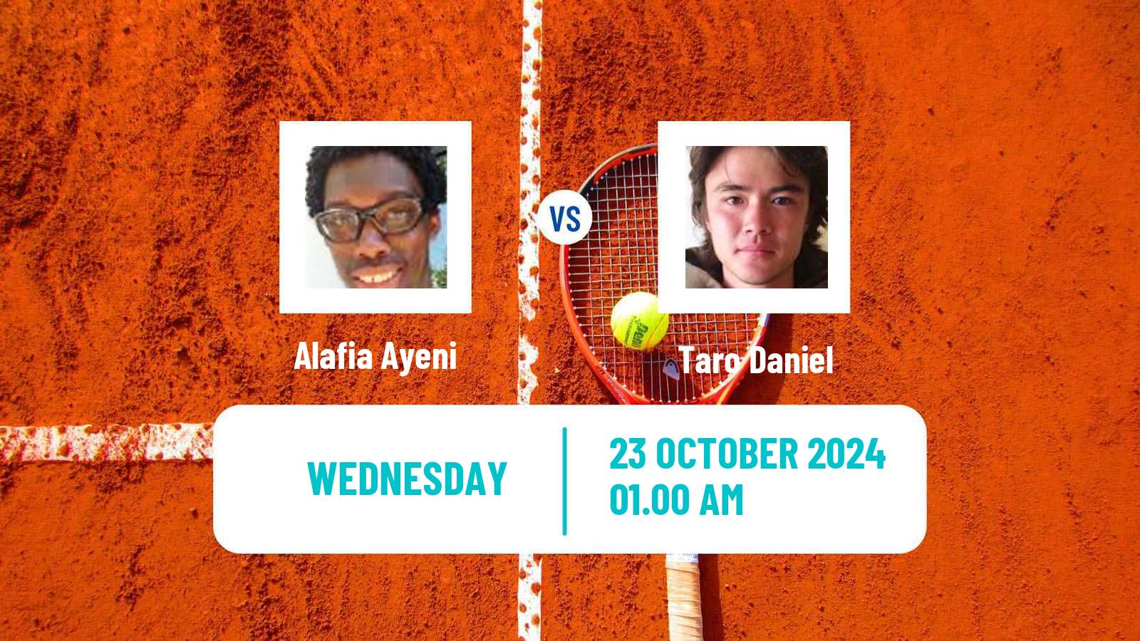 Tennis Taipei 2 Challenger Men Alafia Ayeni - Taro Daniel