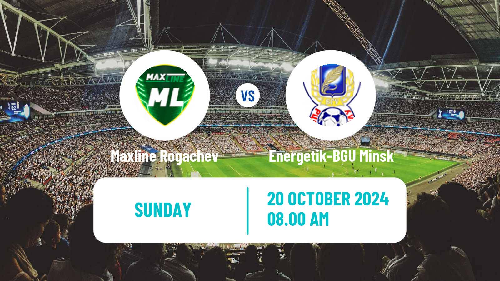 Soccer Belarusian Pershaya Liga ML Vitebsk - Energetik-BGU Minsk