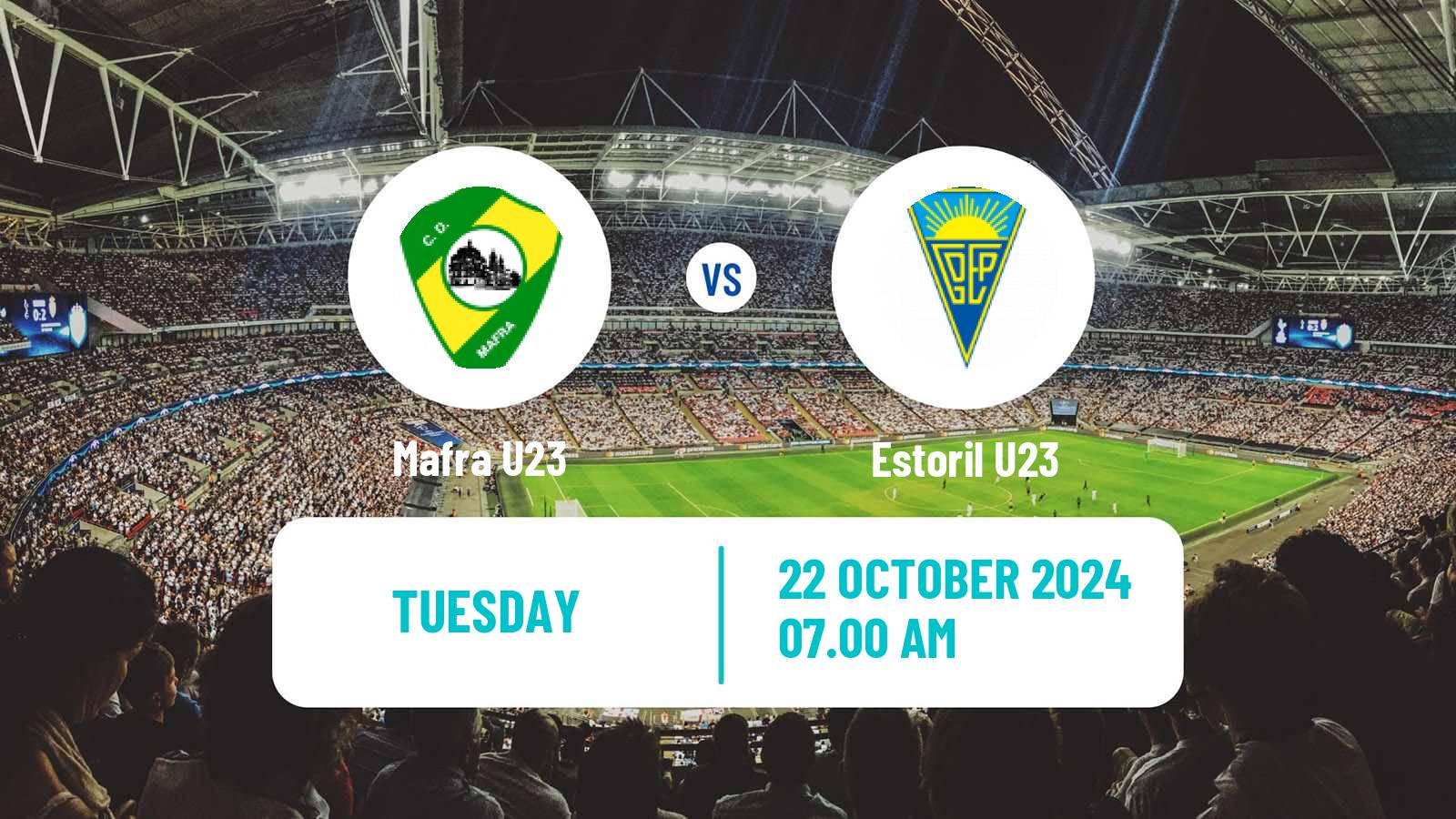 Football Portuguese Liga Revelacao U23 Mafra U23 - Estoril U23