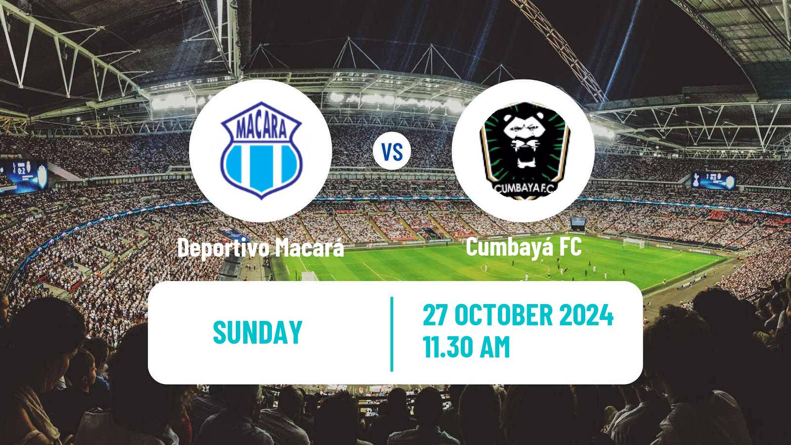 Soccer Ecuadorian Liga Pro Deportivo Macará - Cumbayá