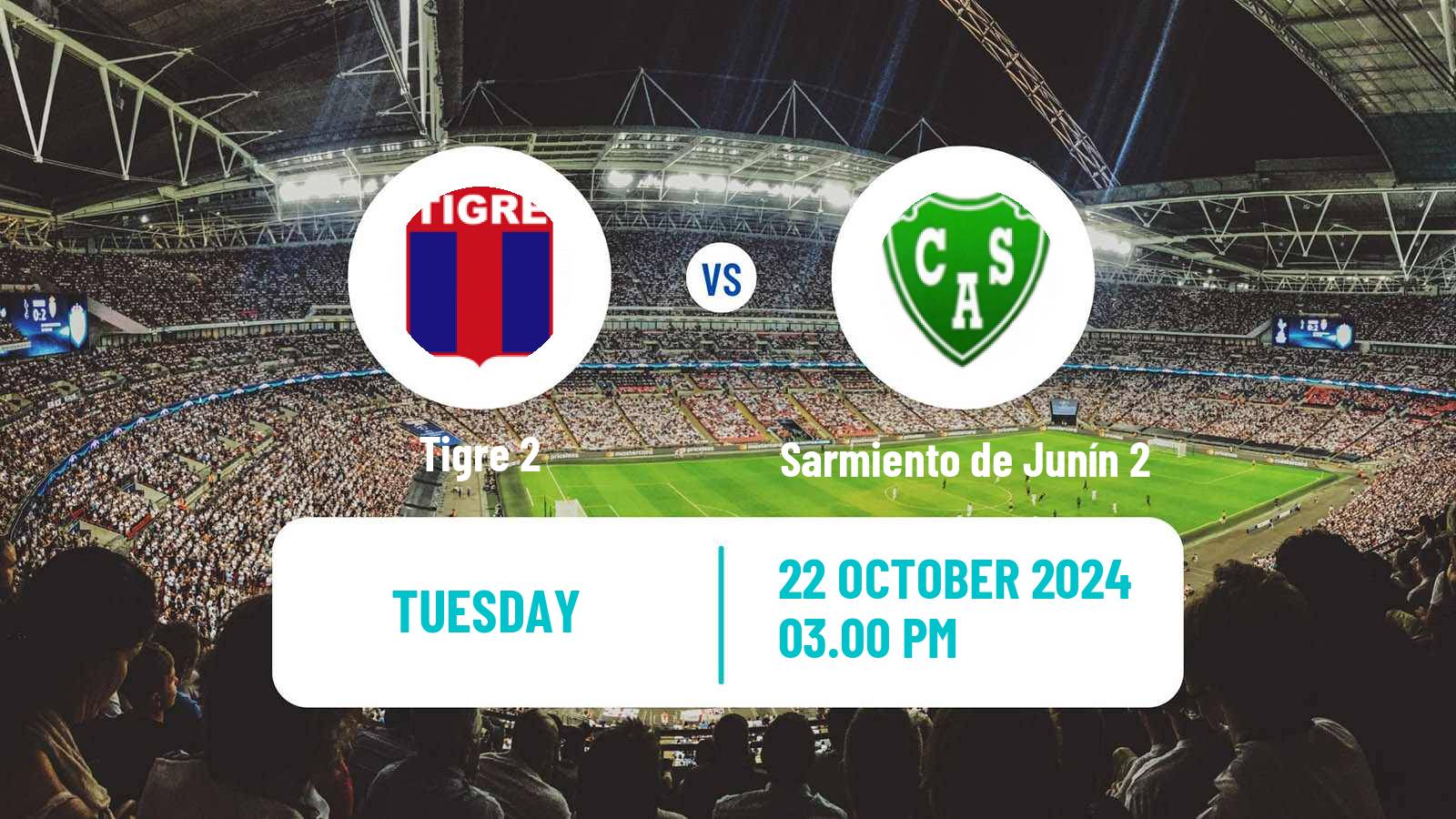 Soccer Argentinian Reserve League Tigre 2 - Sarmiento de Junín 2