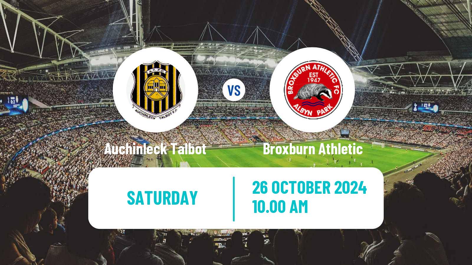 Soccer Scottish Cup Auchinleck Talbot - Broxburn Athletic
