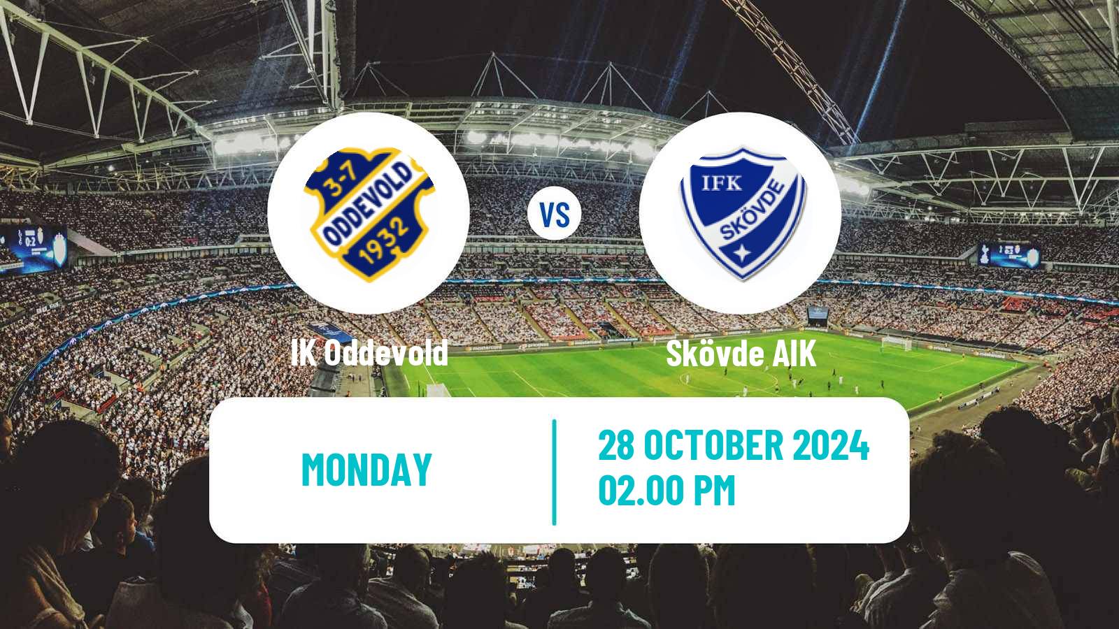 Soccer Swedish Superettan Oddevold - Skövde AIK