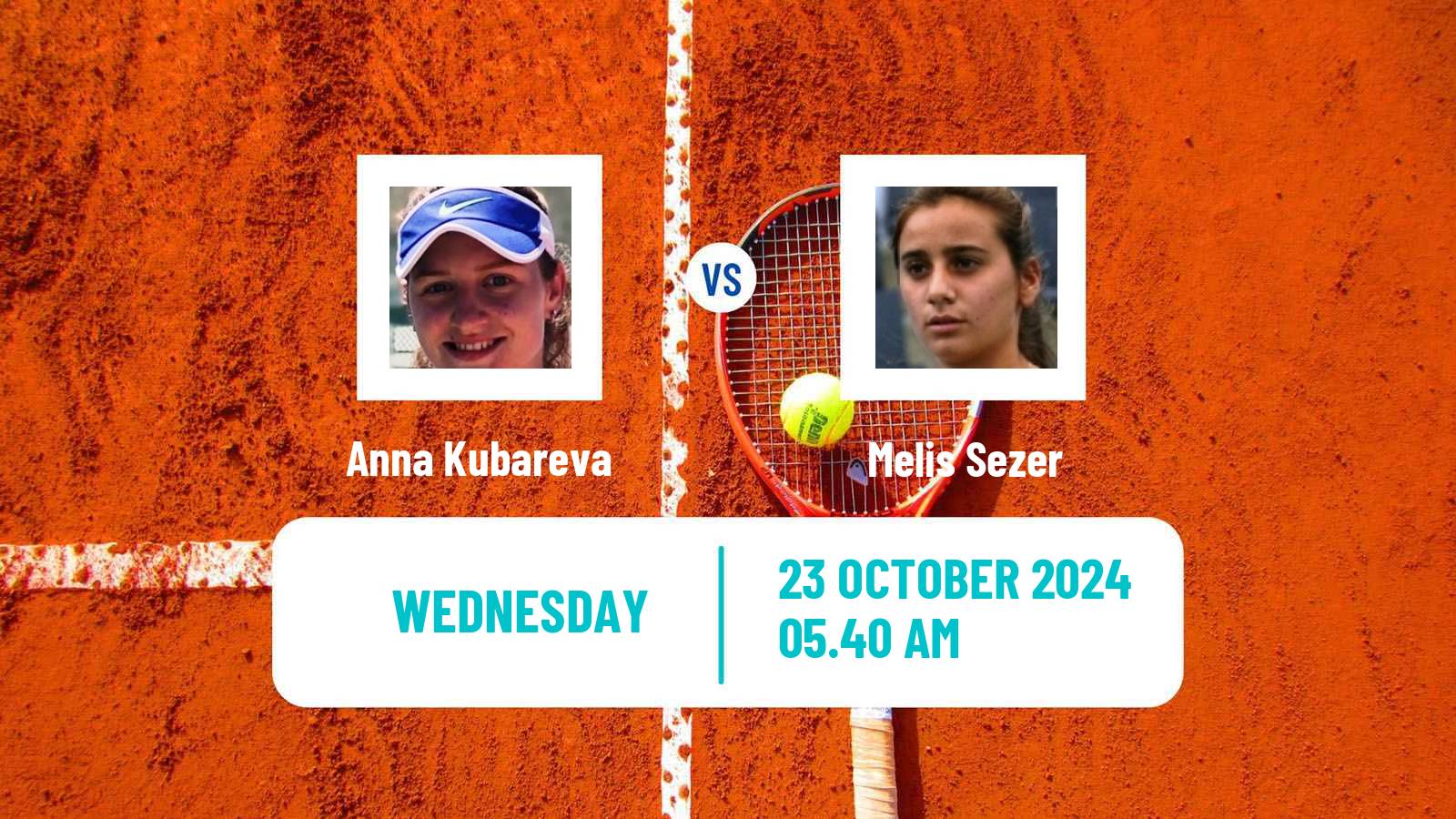 Tennis ITF W35 Kayseri Women Anna Kubareva - Melis Sezer