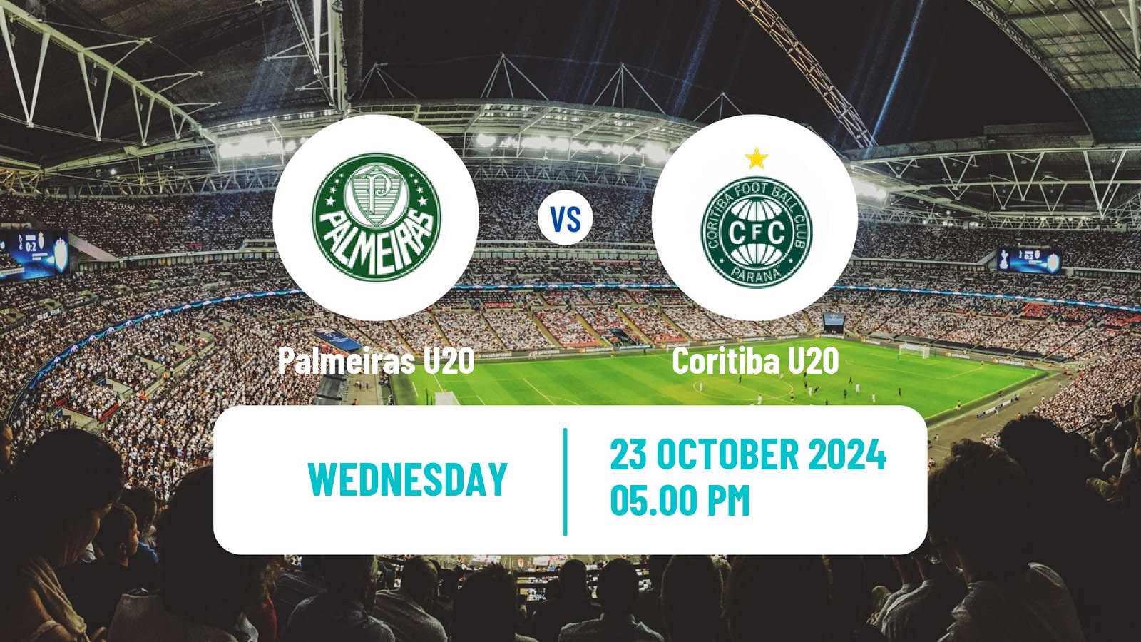 Soccer Copa do Brasil U20 Palmeiras U20 - Coritiba U20