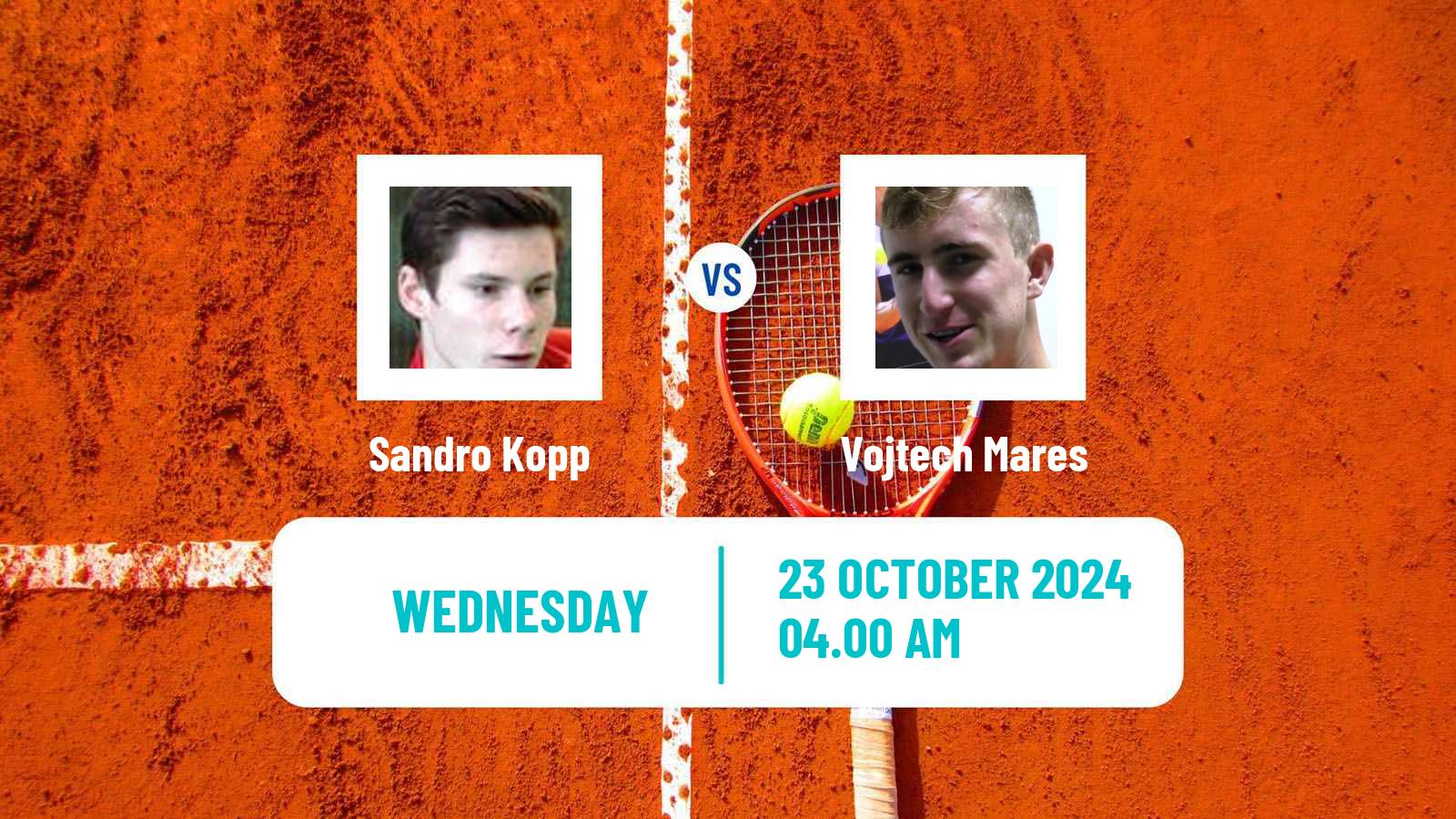 Tennis ITF M25 Trnava 2 Men Sandro Kopp - Vojtech Mares