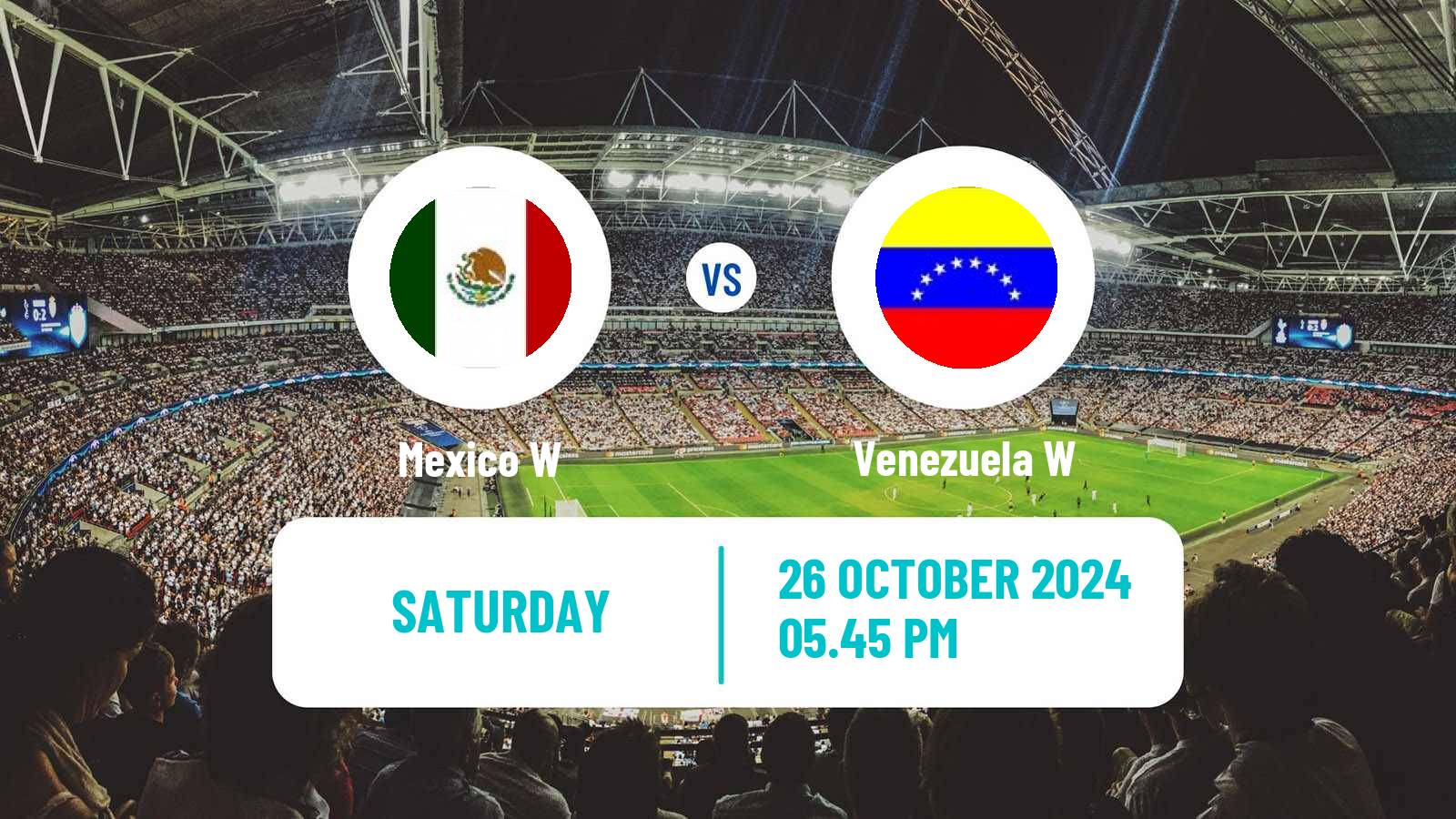 Soccer Friendly International Women Mexico W - Venezuela W