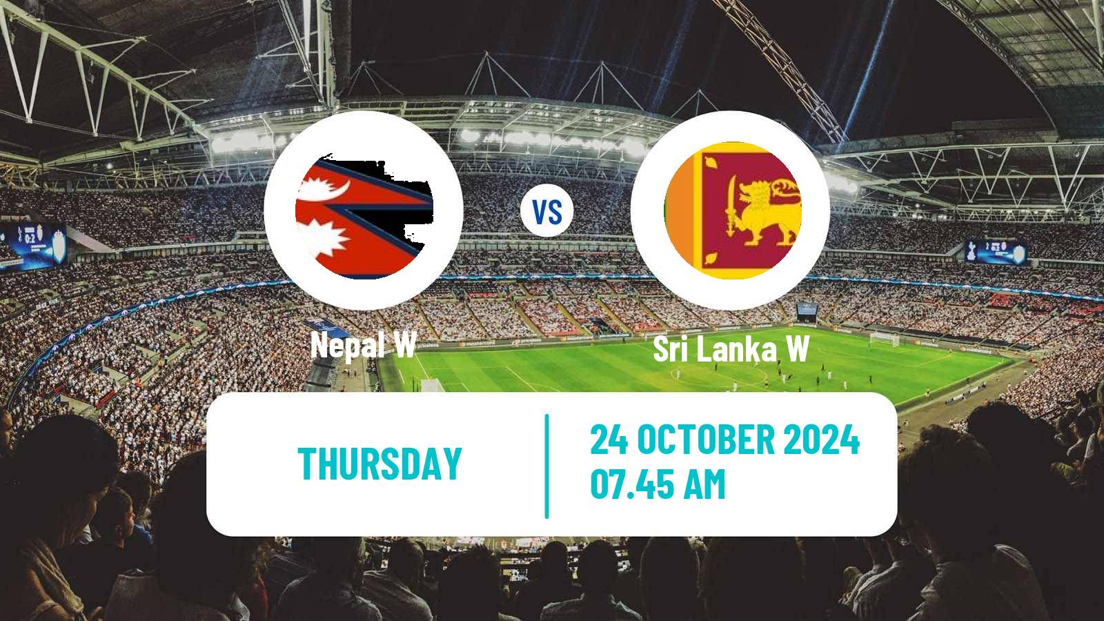 Football SAFF Championship Women Nepal W - Sri Lanka W