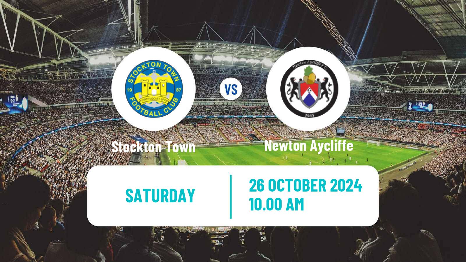 Soccer English FA Trophy Stockton Town - Newton Aycliffe