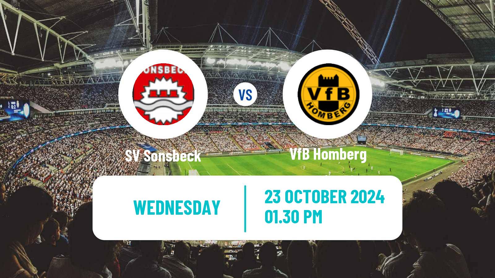 Soccer German Oberliga Niederrhein Sonsbeck - Homberg
