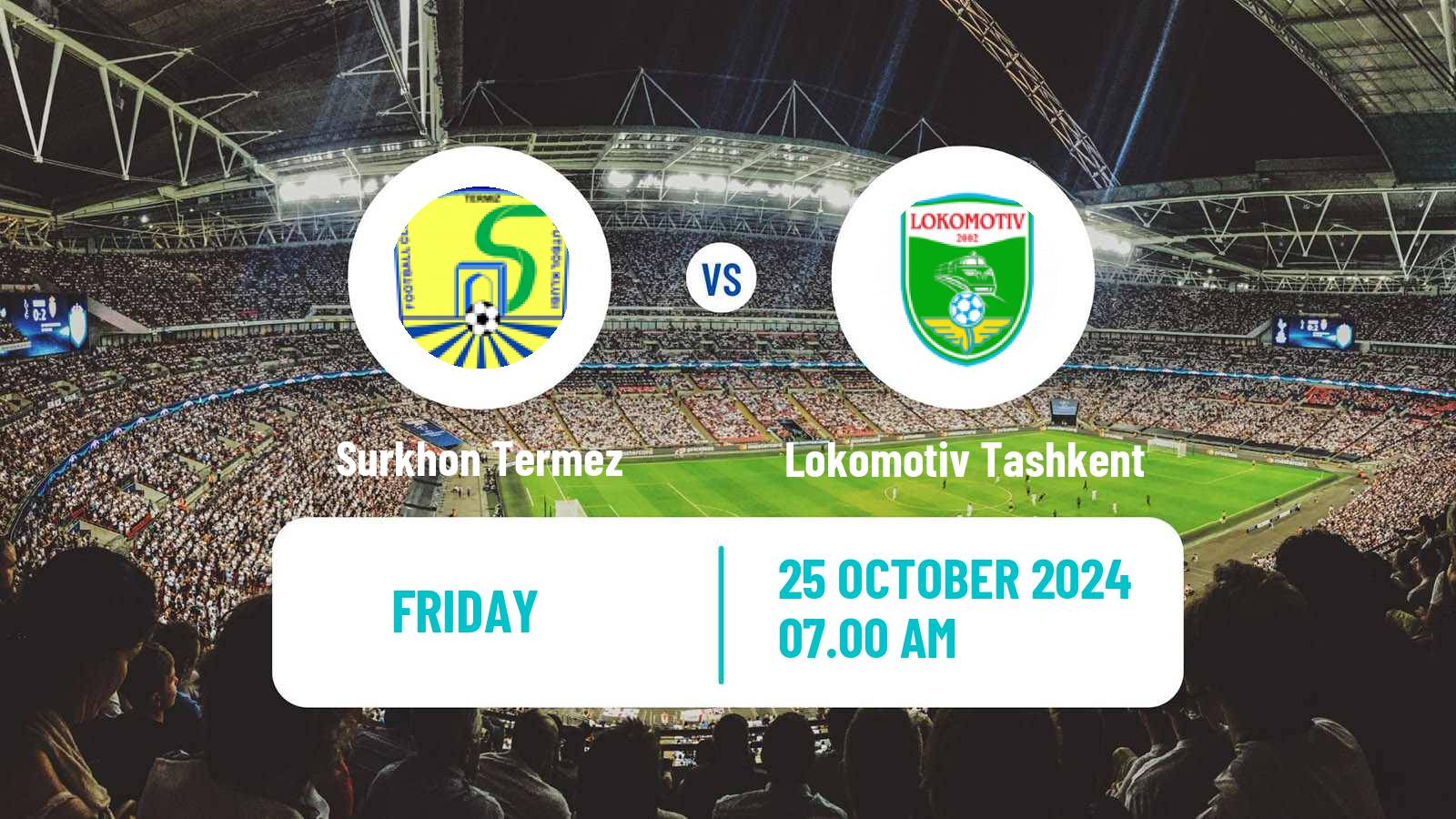 Football Uzbek League Surkhon Termez - Lokomotiv Tashkent