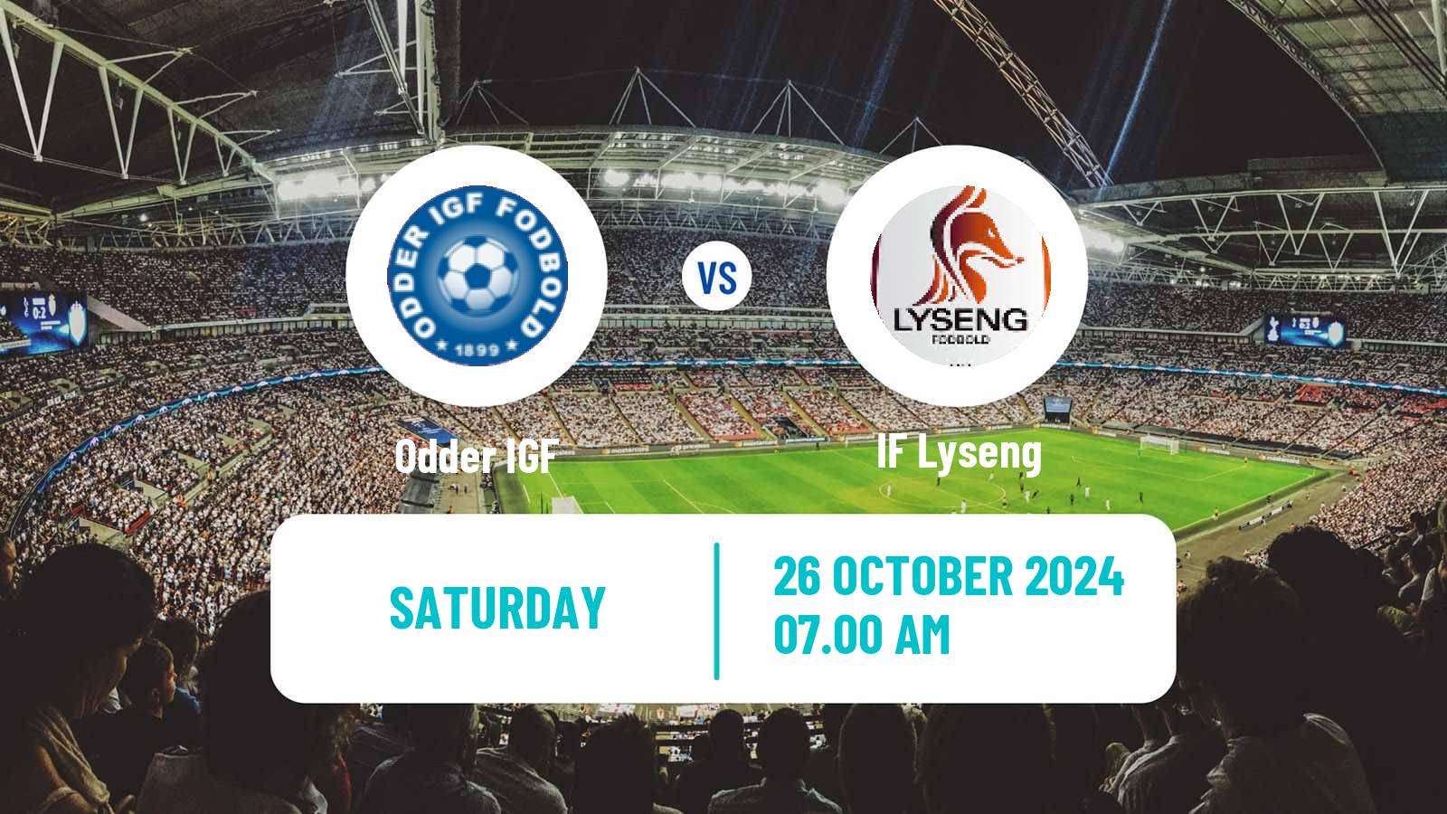 Football Danish 3 Division Odder - Lyseng