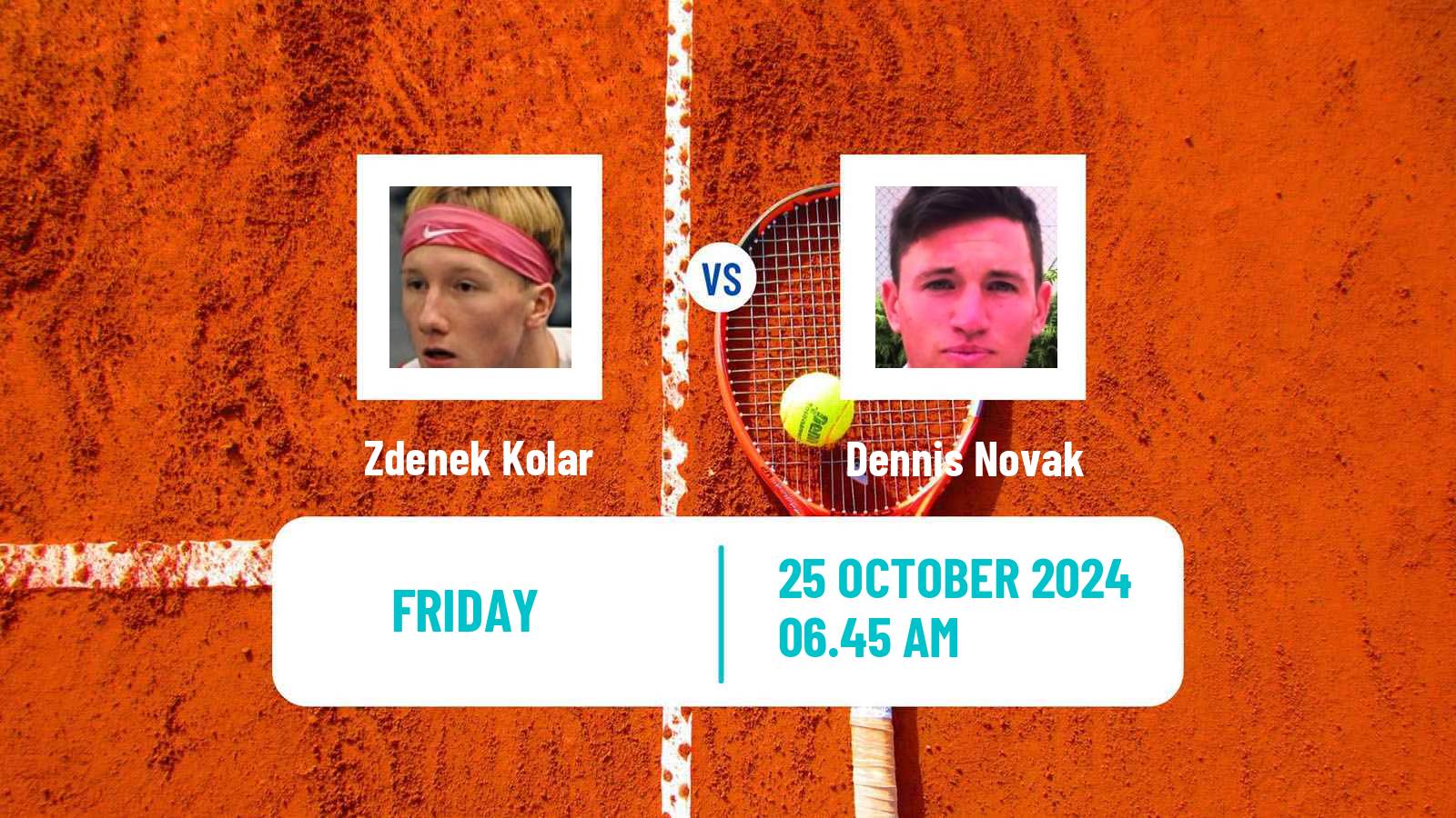Tennis ITF M25 Trnava 2 Men Zdenek Kolar - Dennis Novak