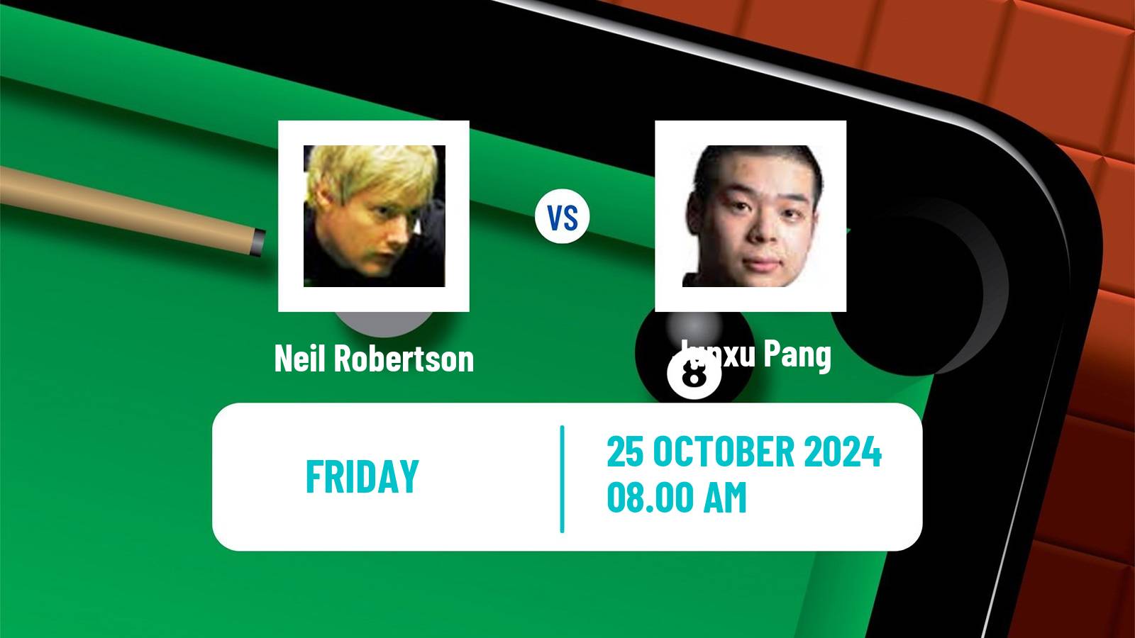 Snooker Northern Ireland Open Neil Robertson - Junxu Pang