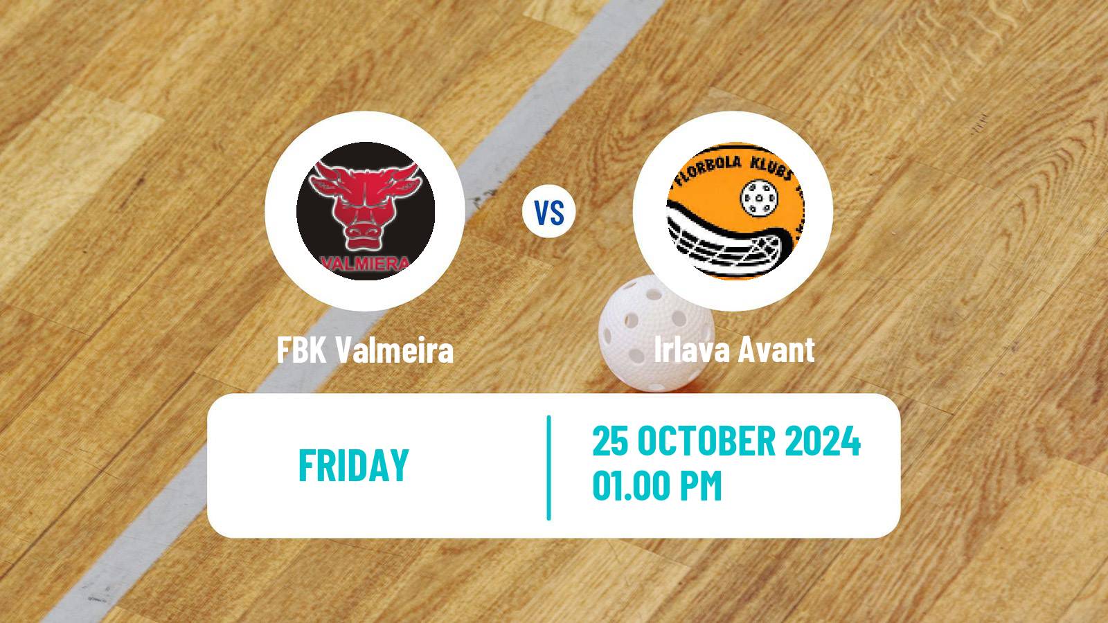 Floorball Latvian Elvi Liga Valmeira - Irlava Avant