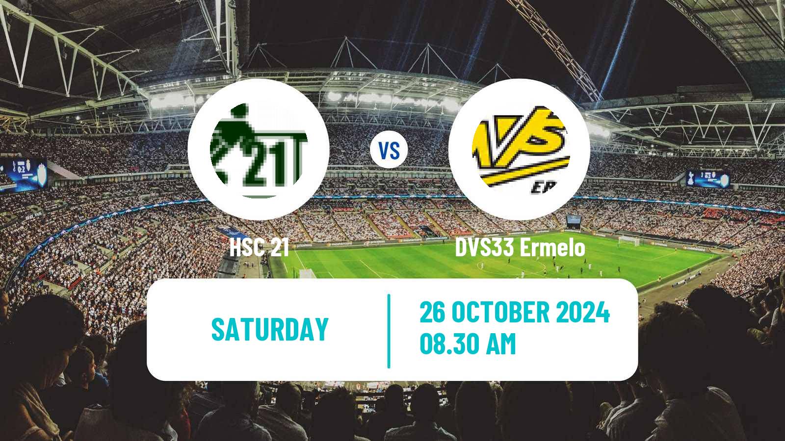 Football Dutch Derde Divisie HSC 21 - DVS33 Ermelo